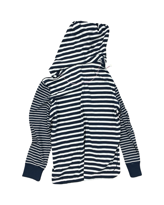 Sweatshirt Hoodie By Tribal In Blue & White, Size:L