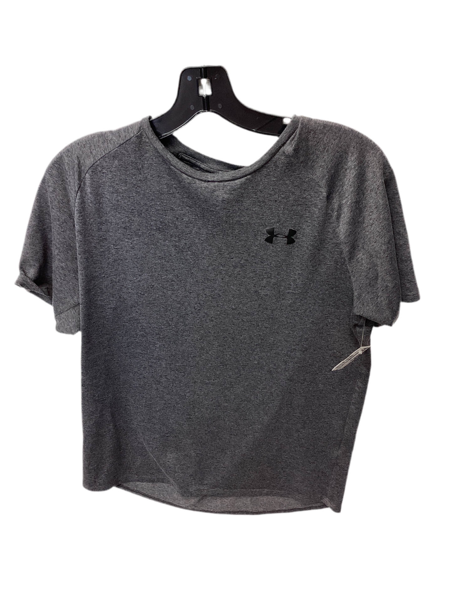 Athletic Top Ss By Under Armour In Grey, Size:S