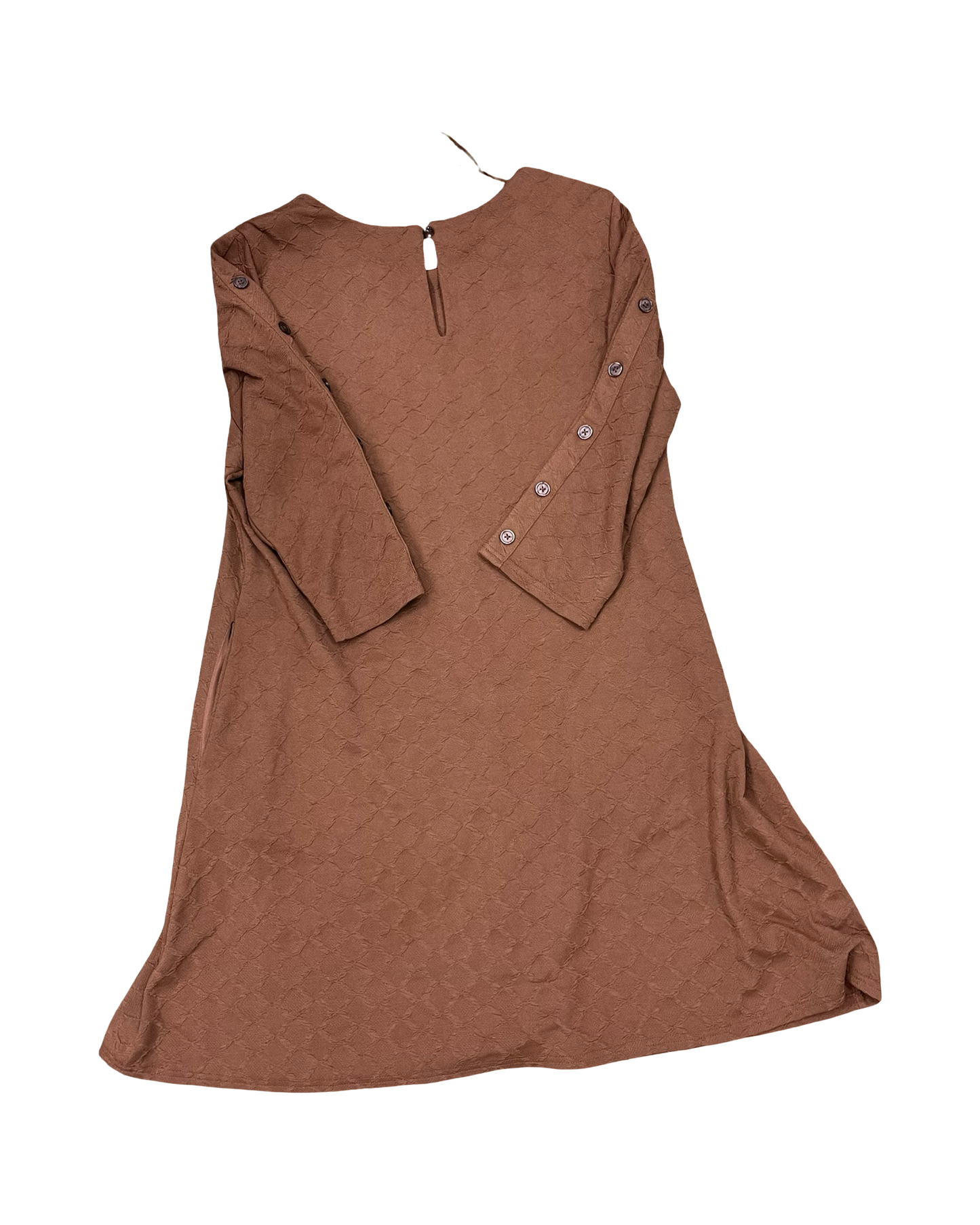 Dress Work By R And K Originals In Bronze, Size:Xl