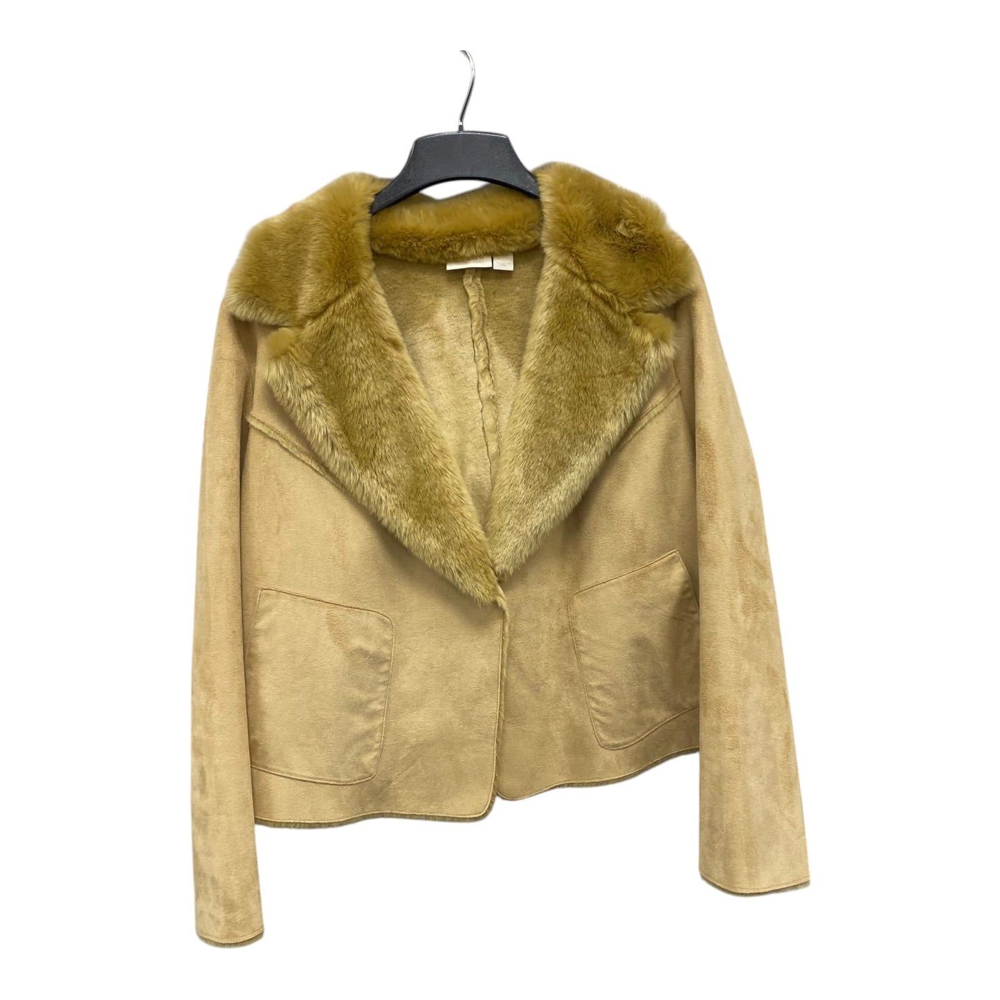 Jacket Other By Chicos In Tan, Size:Xl