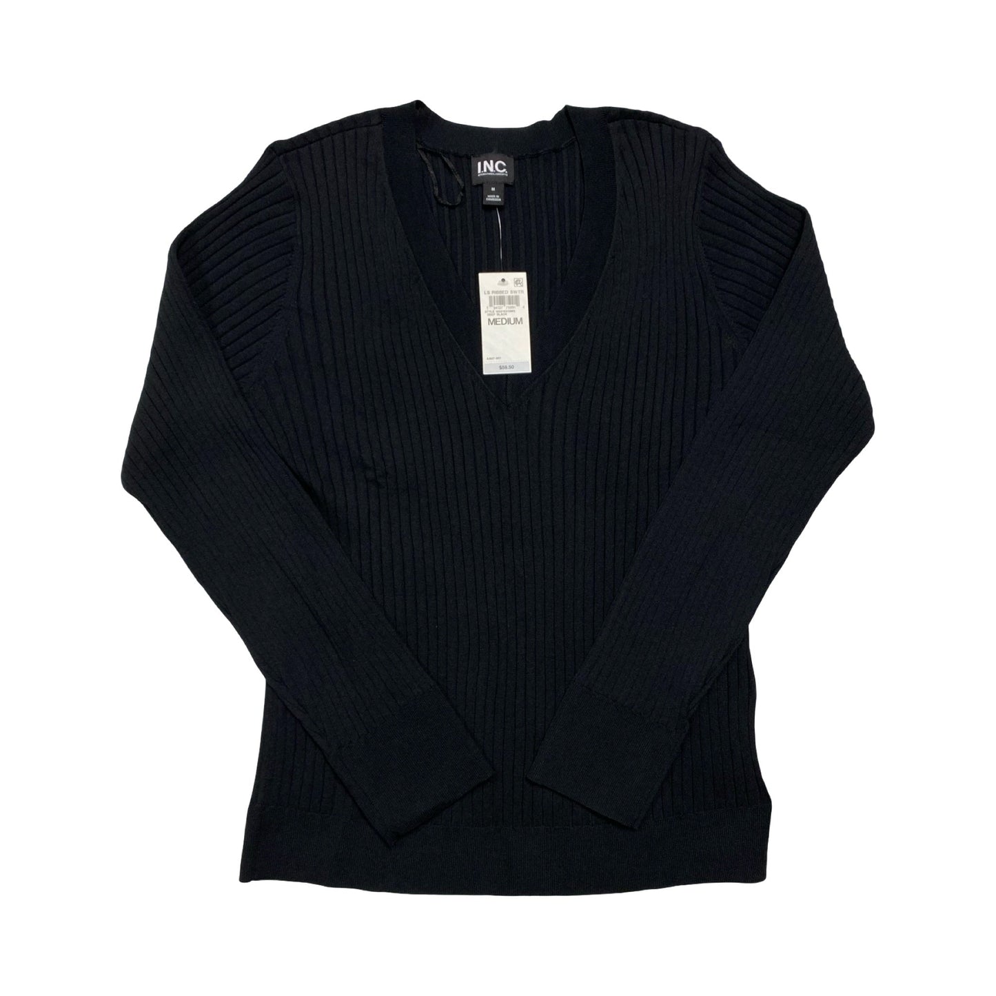 Sweater By Inc In Black, Size:M