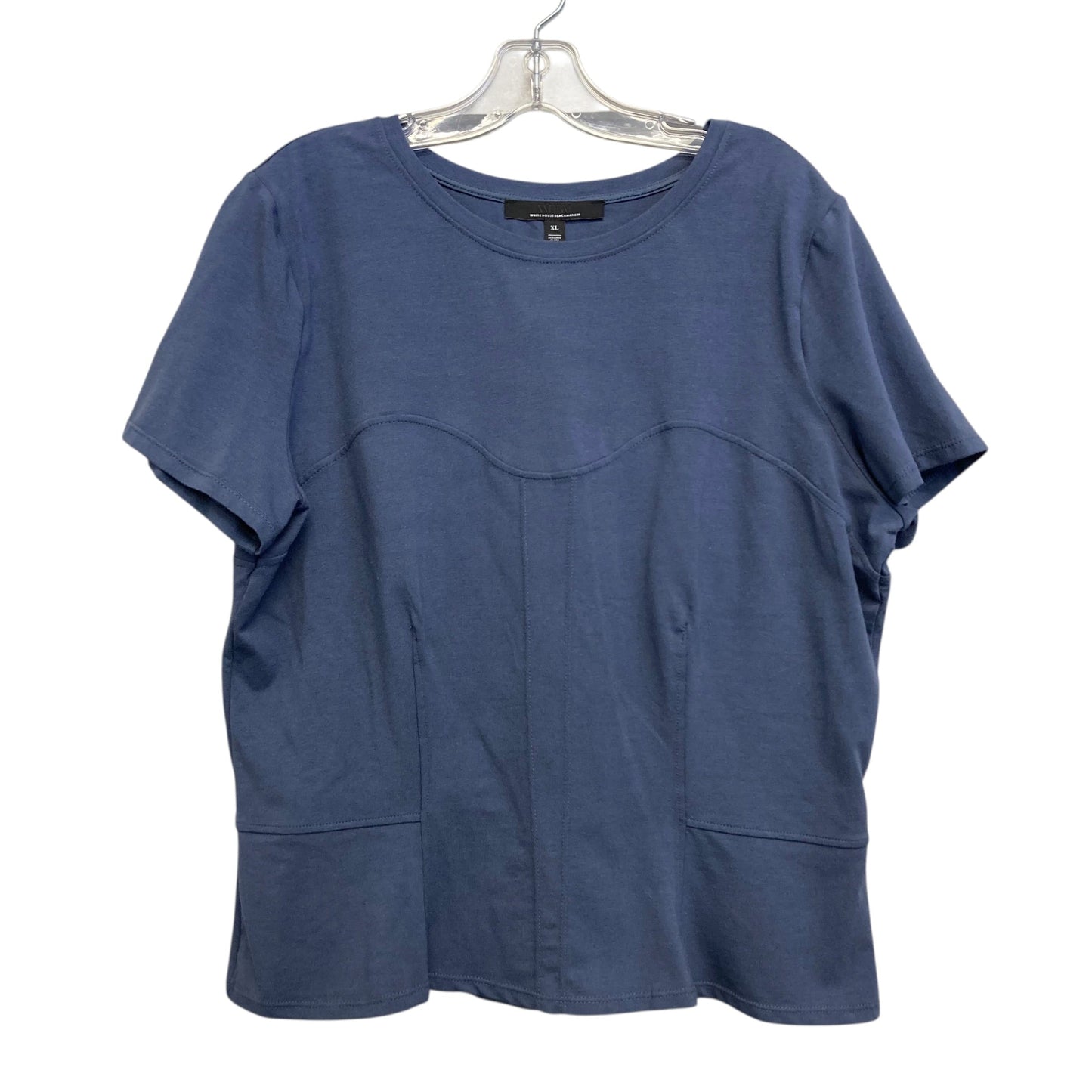 Top Ss Basic By White House Black Market In Blue, Size:Xl