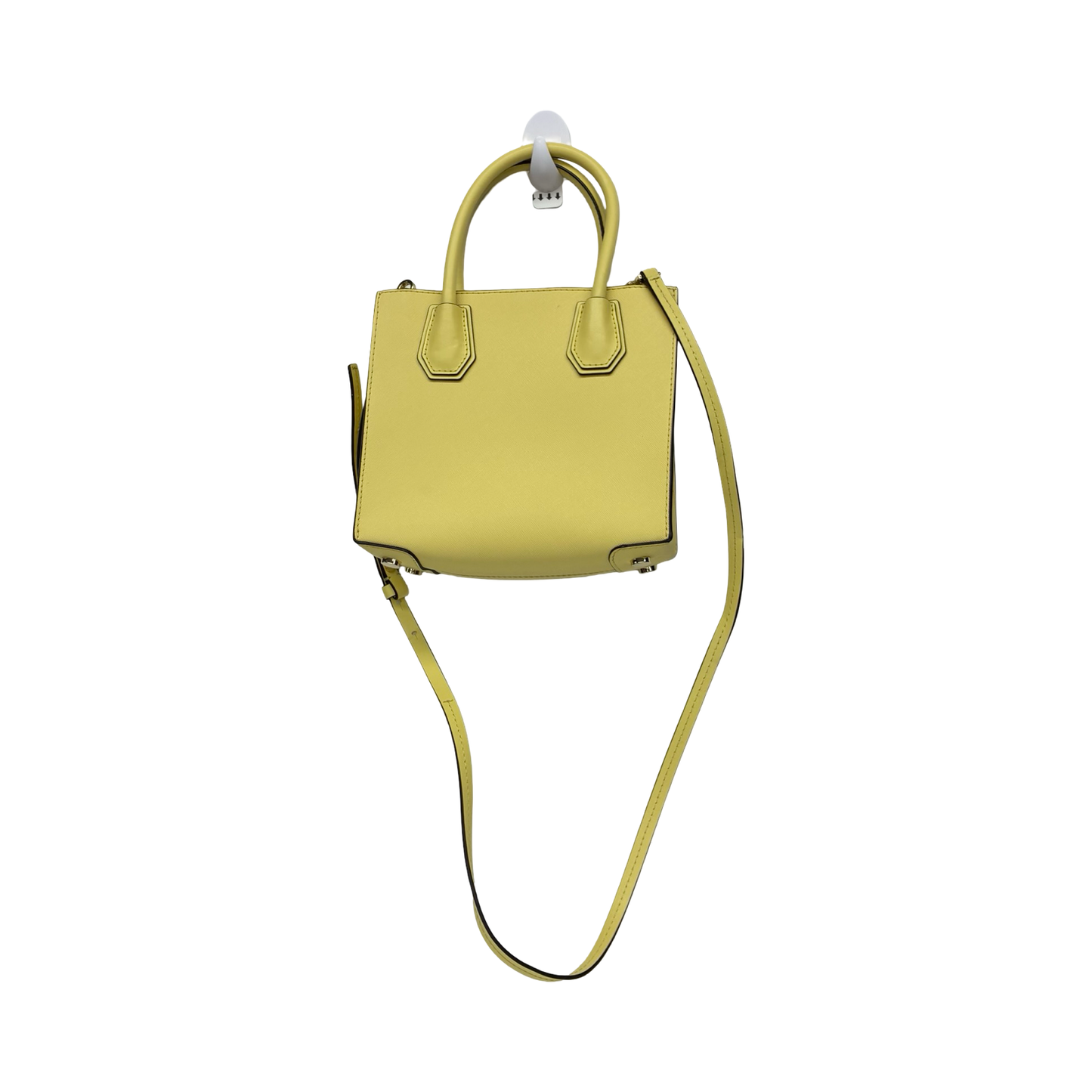 Handbag Designer By Michael Kors In Yellow, Size:Small