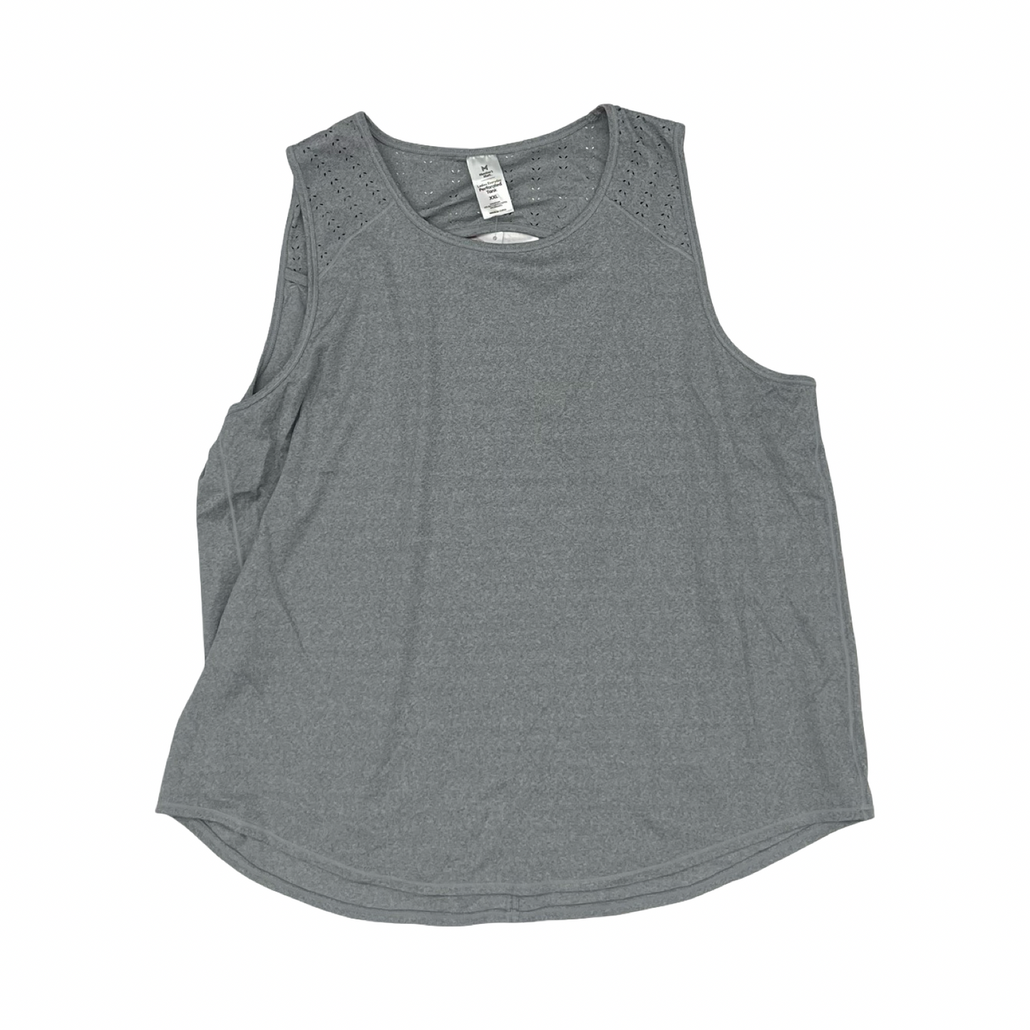 Athletic Tank Top By Members Mark In Ivory, Size:Xxl