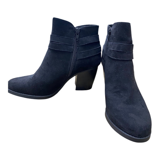Boots Ankle Heels By Style And Company In Black, Size:8