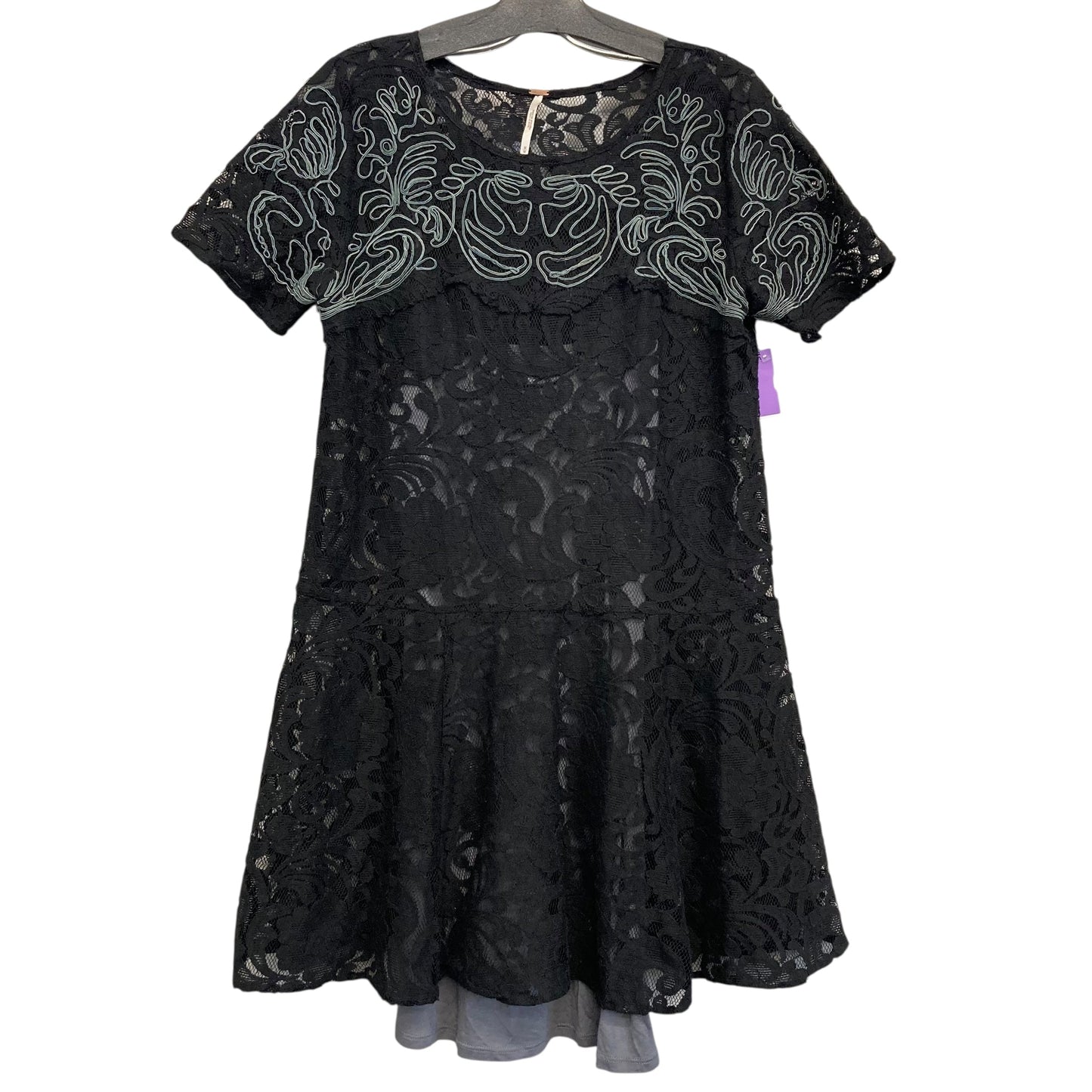 Dress Casual Short By Free People In Black & Grey, Size:M