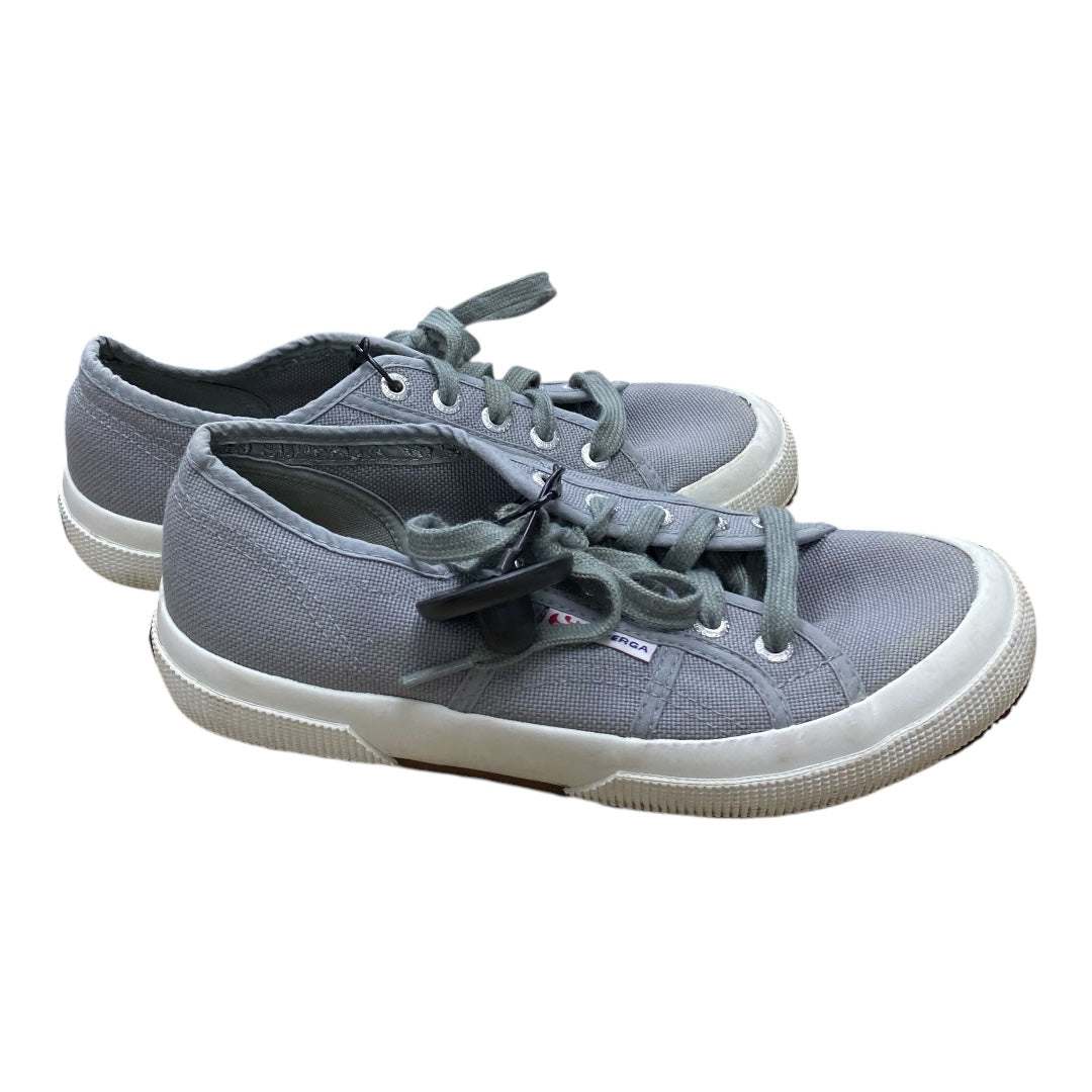 Shoes Sneakers By Superga In Grey, Size:6.5
