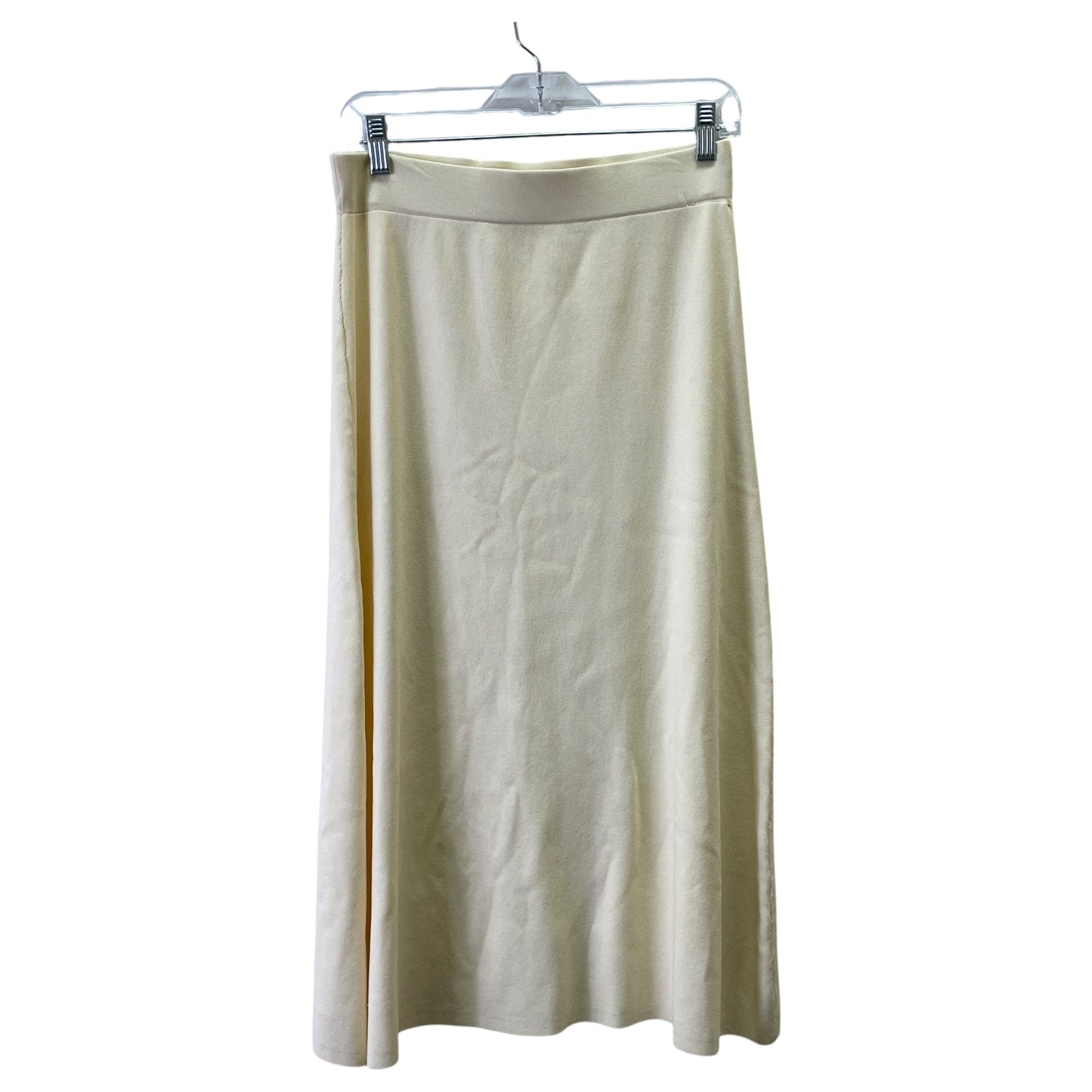 SKIRT MAXI by ZARA In CREAM, Size: M