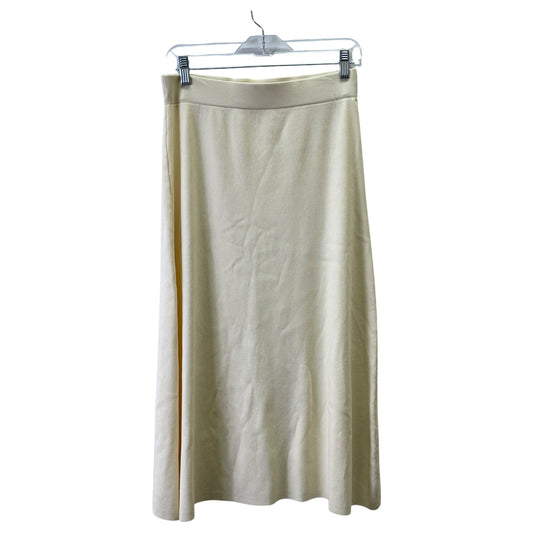 SKIRT MAXI by ZARA In CREAM, Size: M