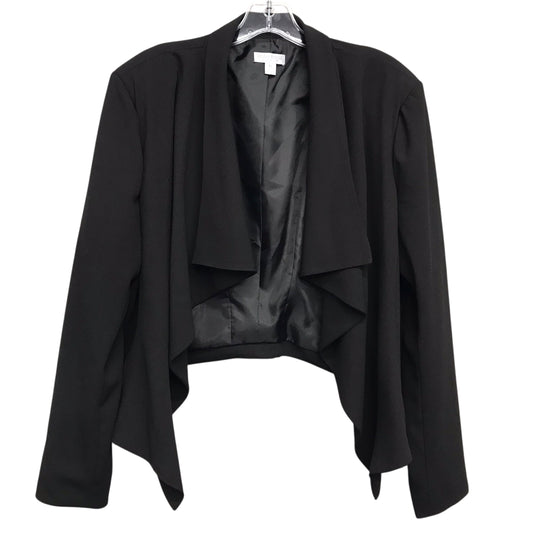 Blazer By Bisou Bisou In Black, Size:Xl