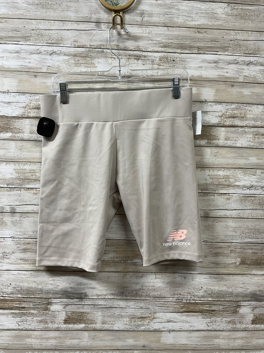 Athletic Shorts By New Balance In Cream, Size:L