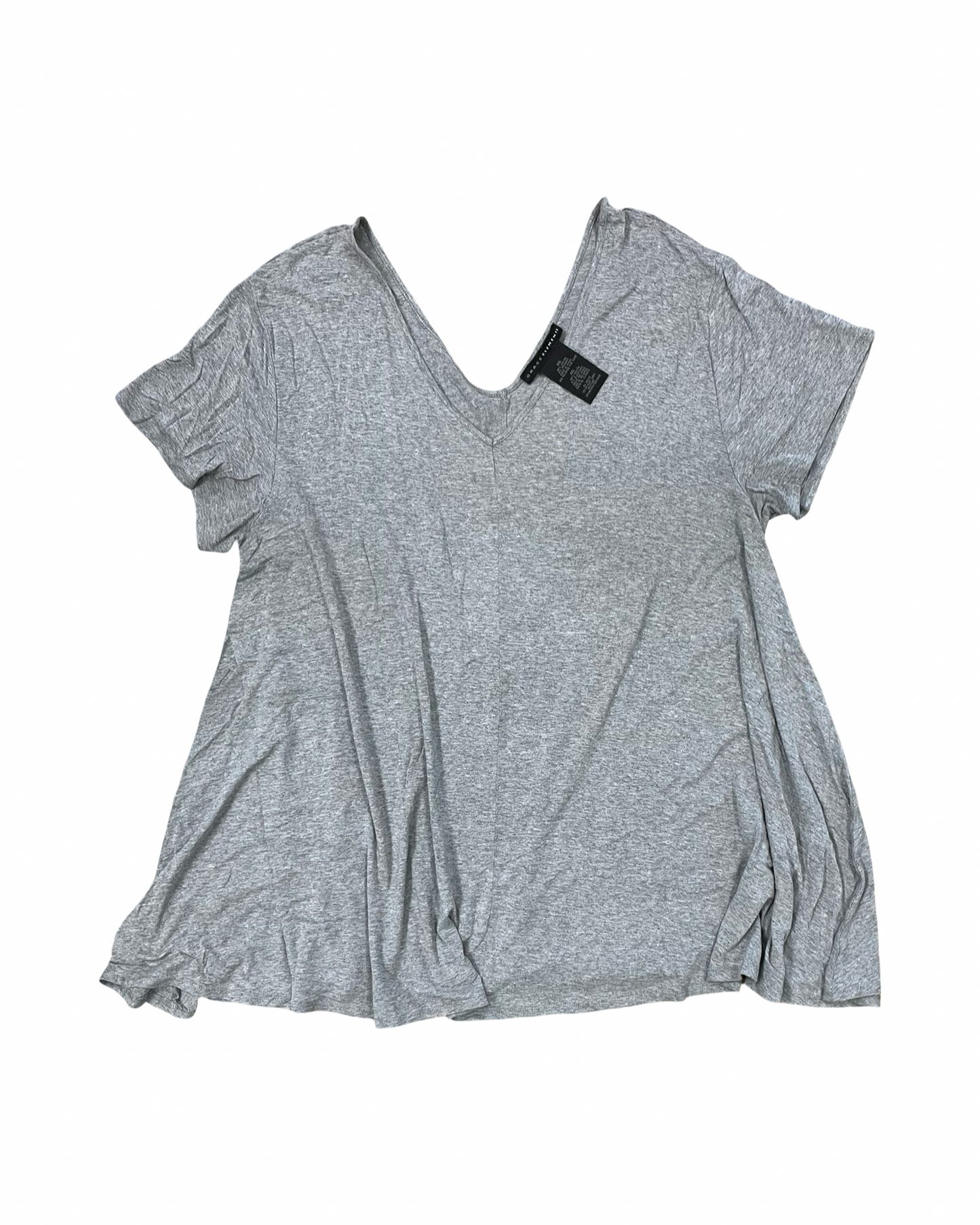 Top Ss By Grace Elements In Grey, Size:1X