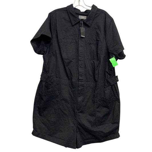 Romper By Torrid In Black, Size:2X