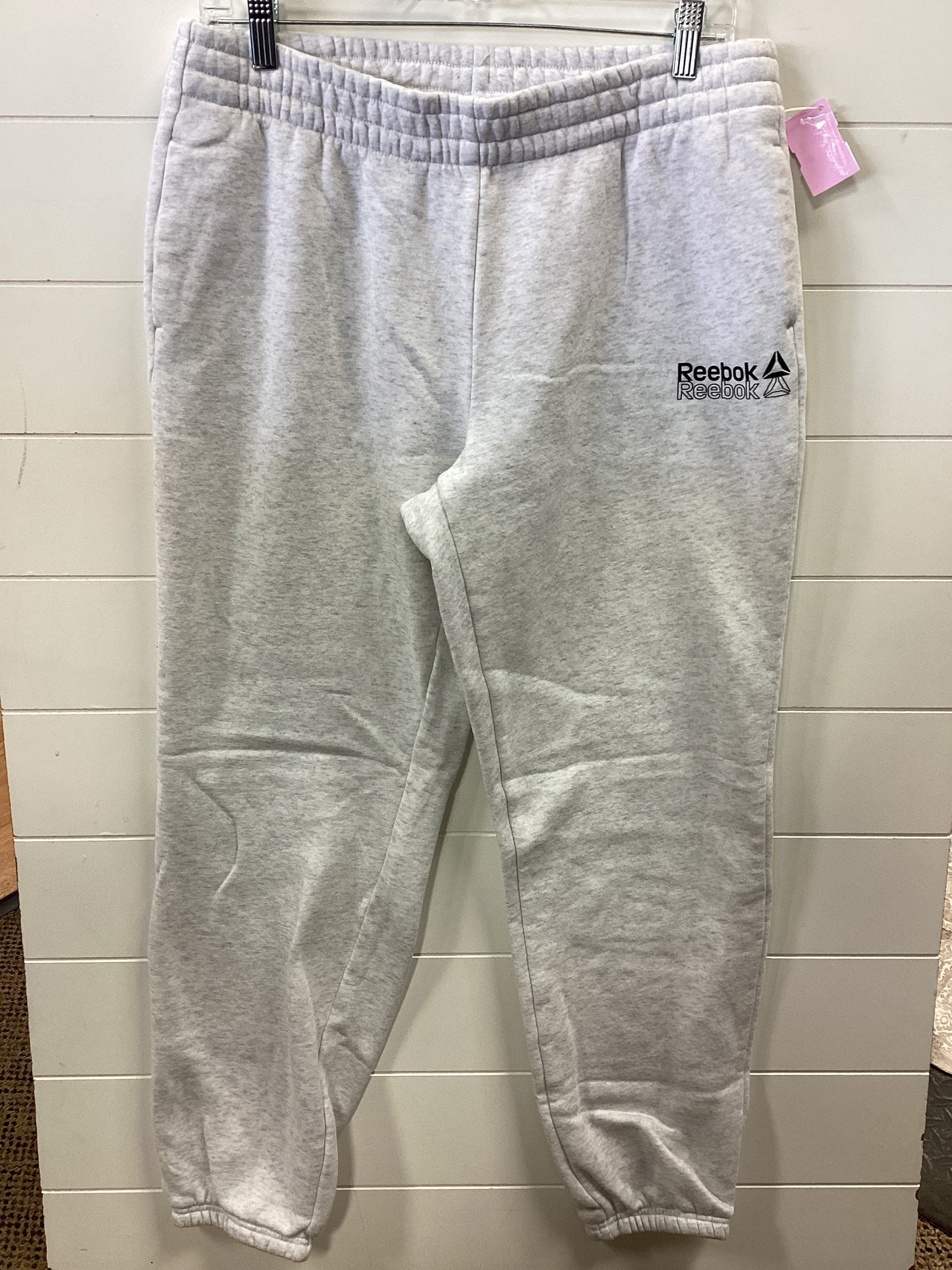 Athletic Pants By Reebok In Grey, Size:L