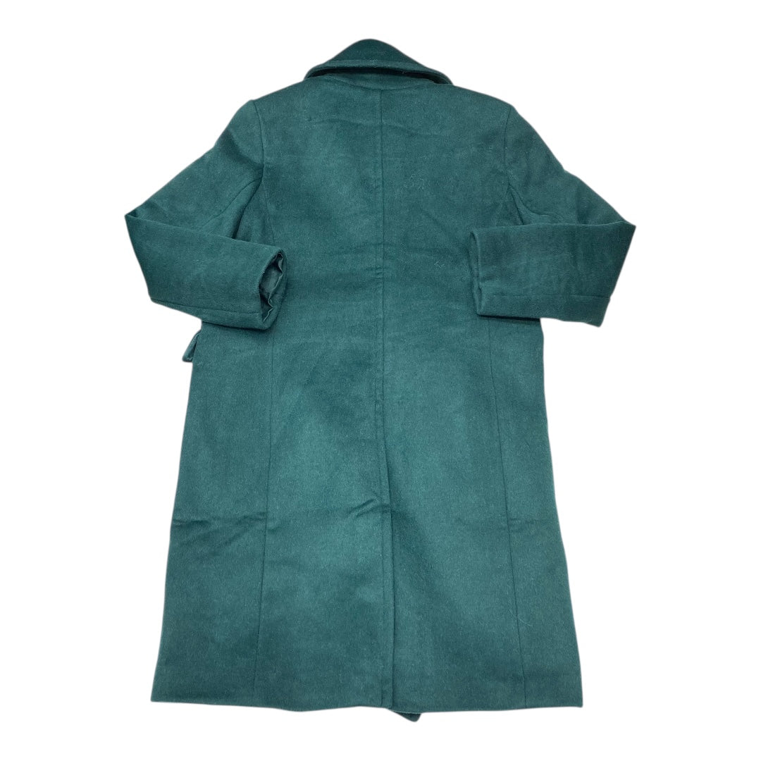 Coat Wool By Banana Republic In Green, Size:MP