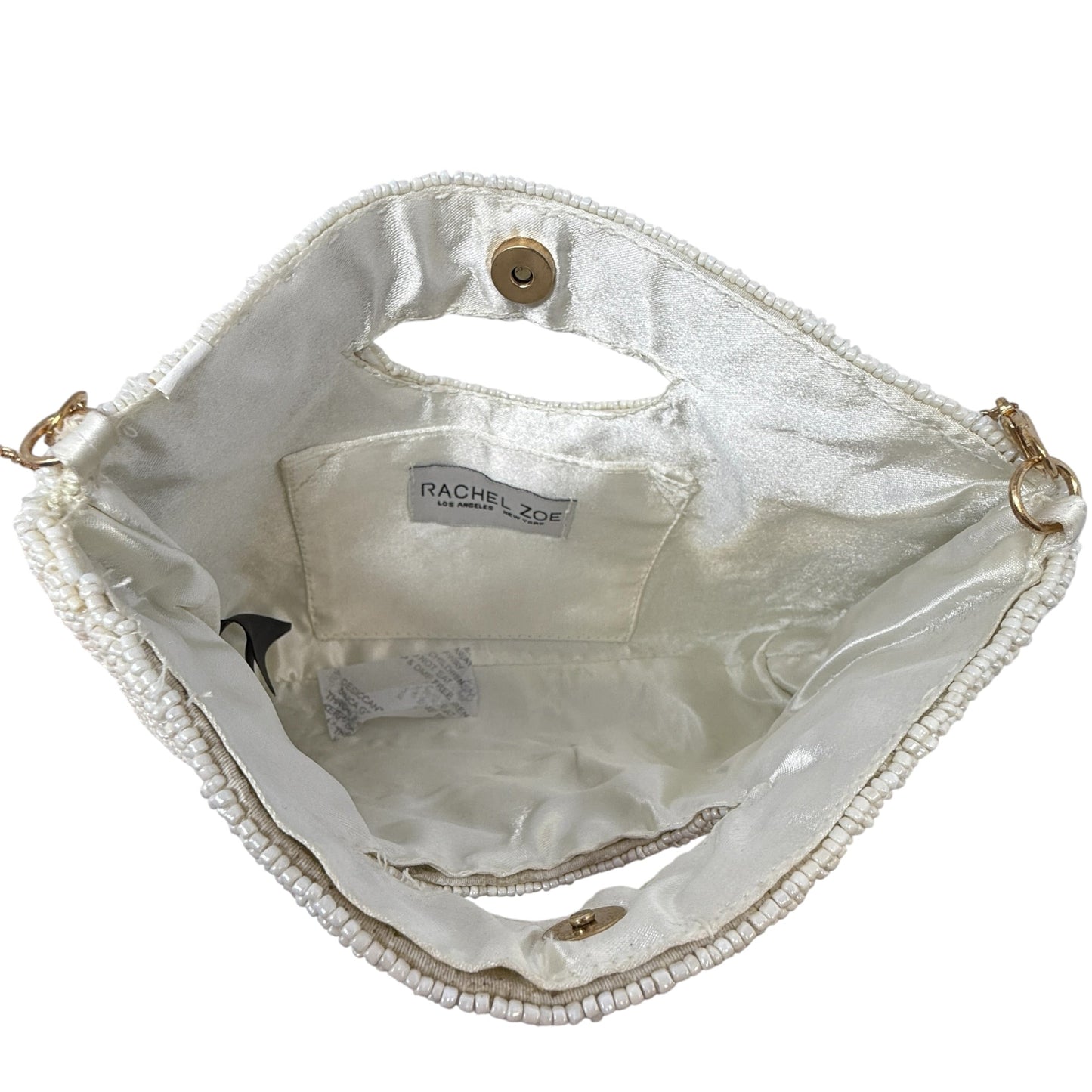 Beaded Donut Clutch Evening Bag  By Rachel Zoe, Size: Small
