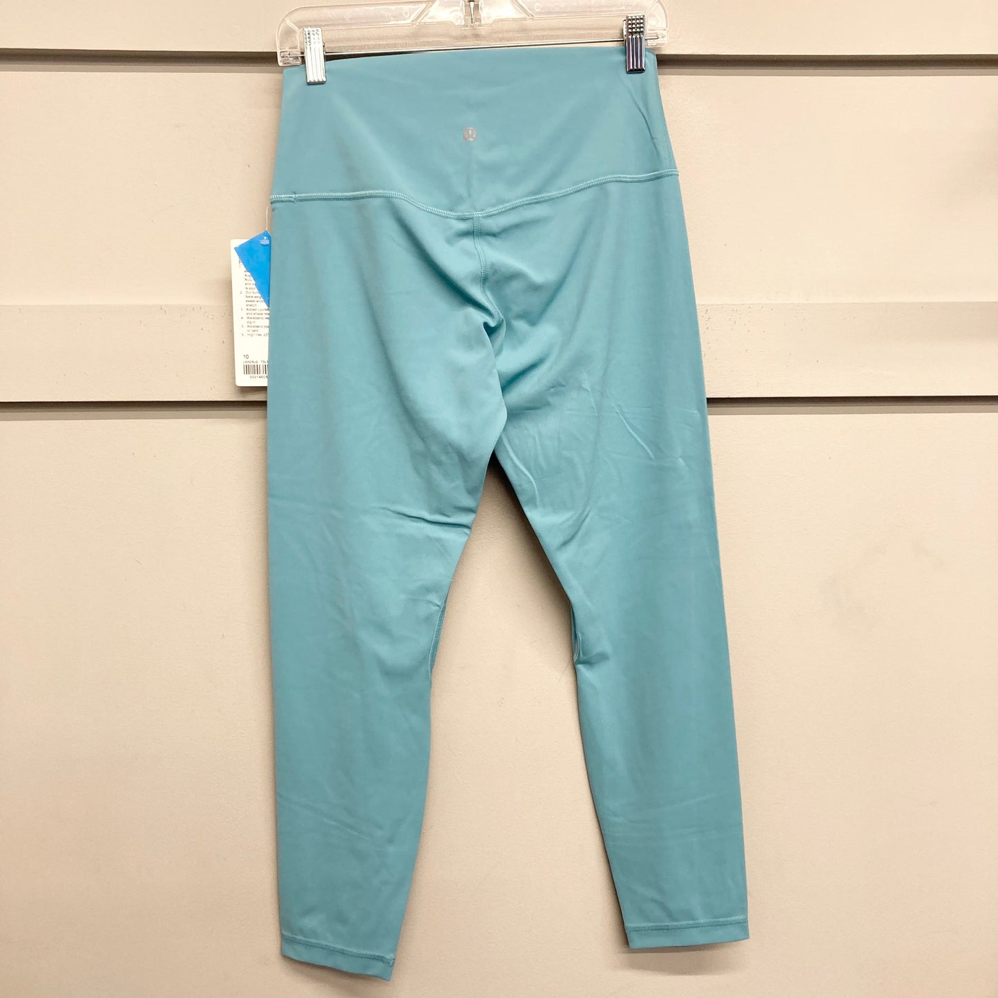 Athletic Leggings By Lululemon In Aqua, Size:M