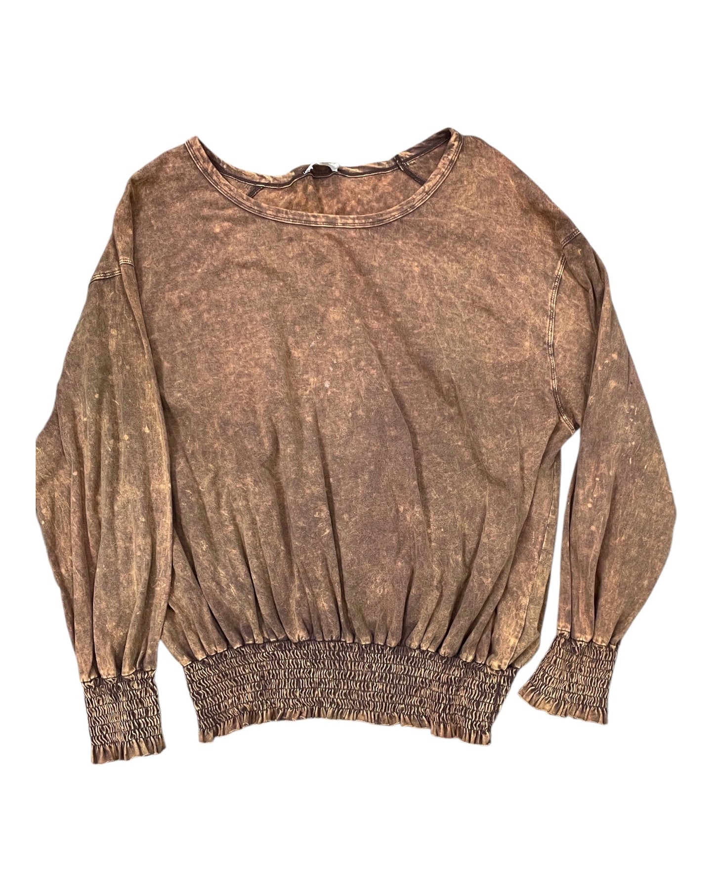 Top Ls By Oddi In Brown, Size:1X