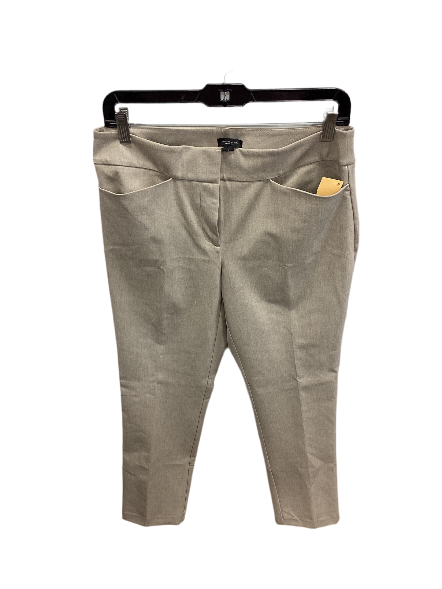 Pants Dress By Ann Taylor In Tan, Size:4