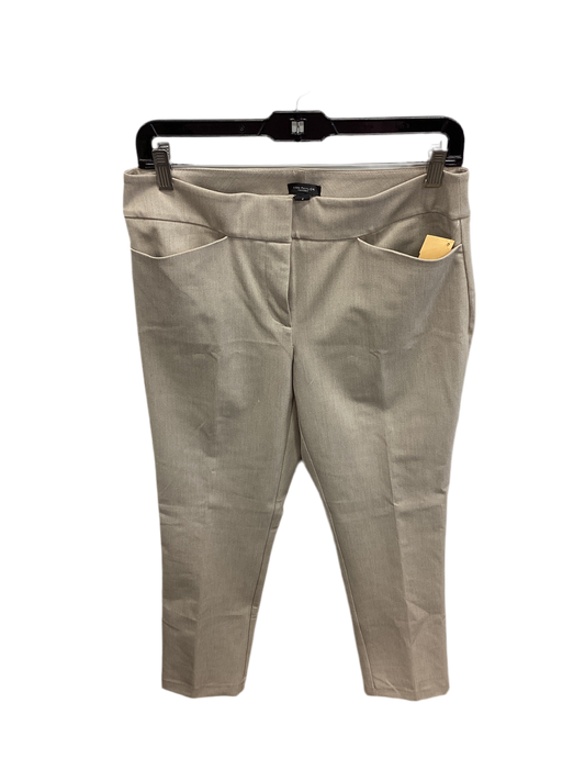 Pants Dress By Ann Taylor In Tan, Size:4