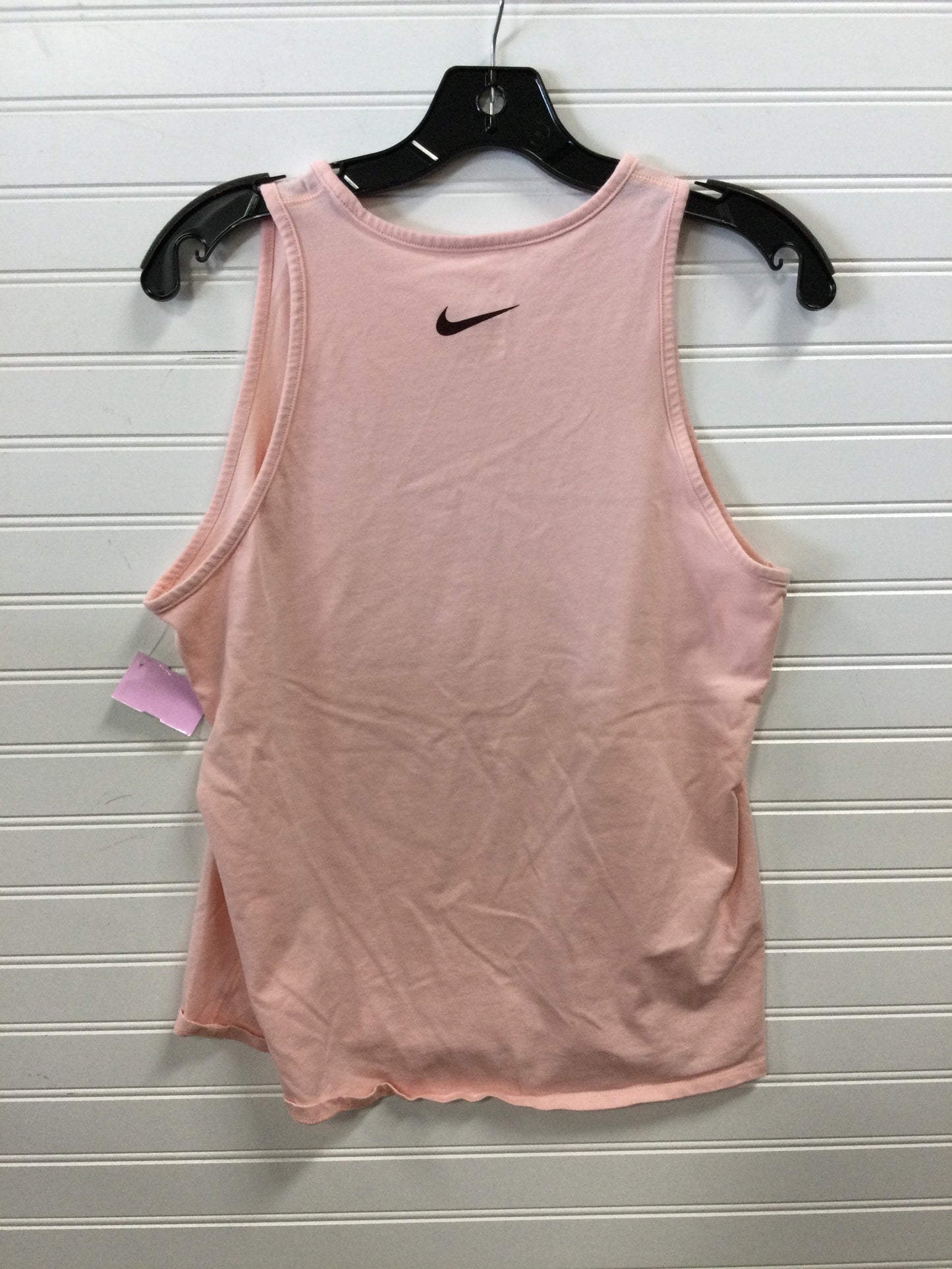 Athletic Tank Top By Nike In Pink, Size:M
