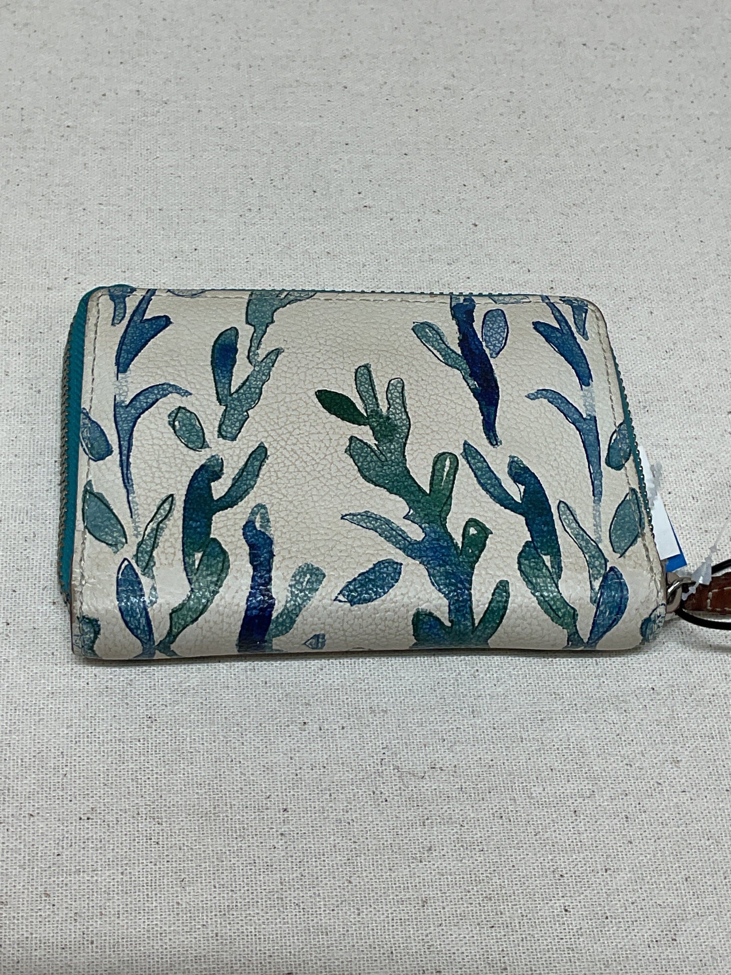 Wallet By Brighton In Blue & White, Size:Medium