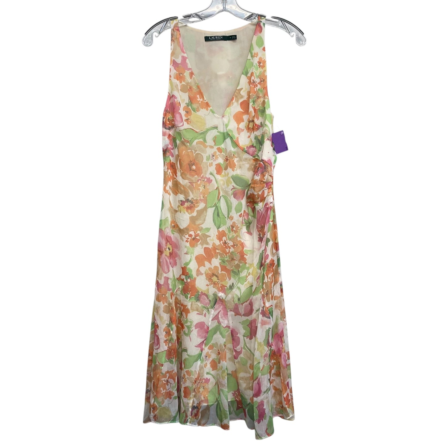 Dress Casual Short By Ralph Lauren In Orange, Size:S