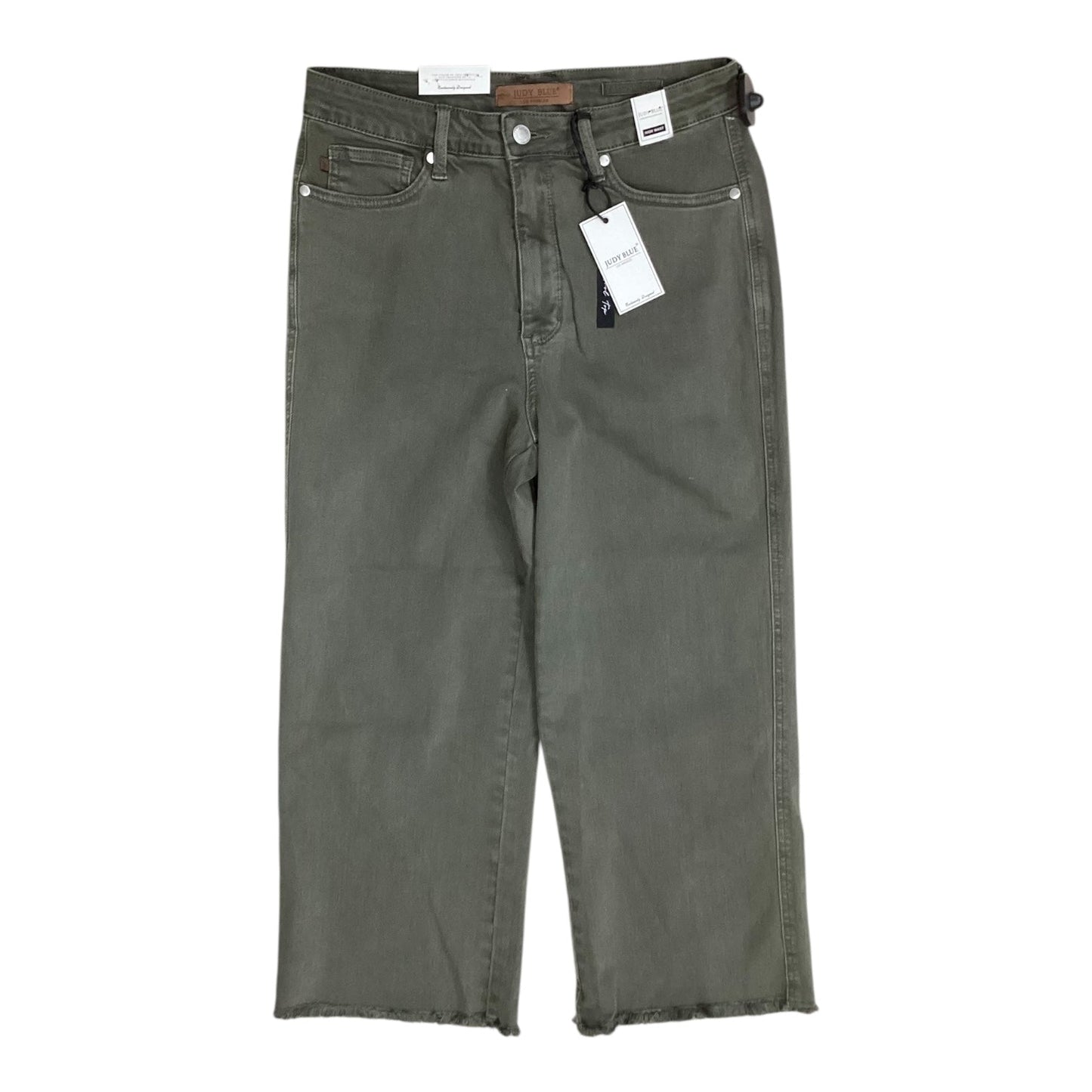 Jeans Wide Leg By Judy Blue In Green, Size:8