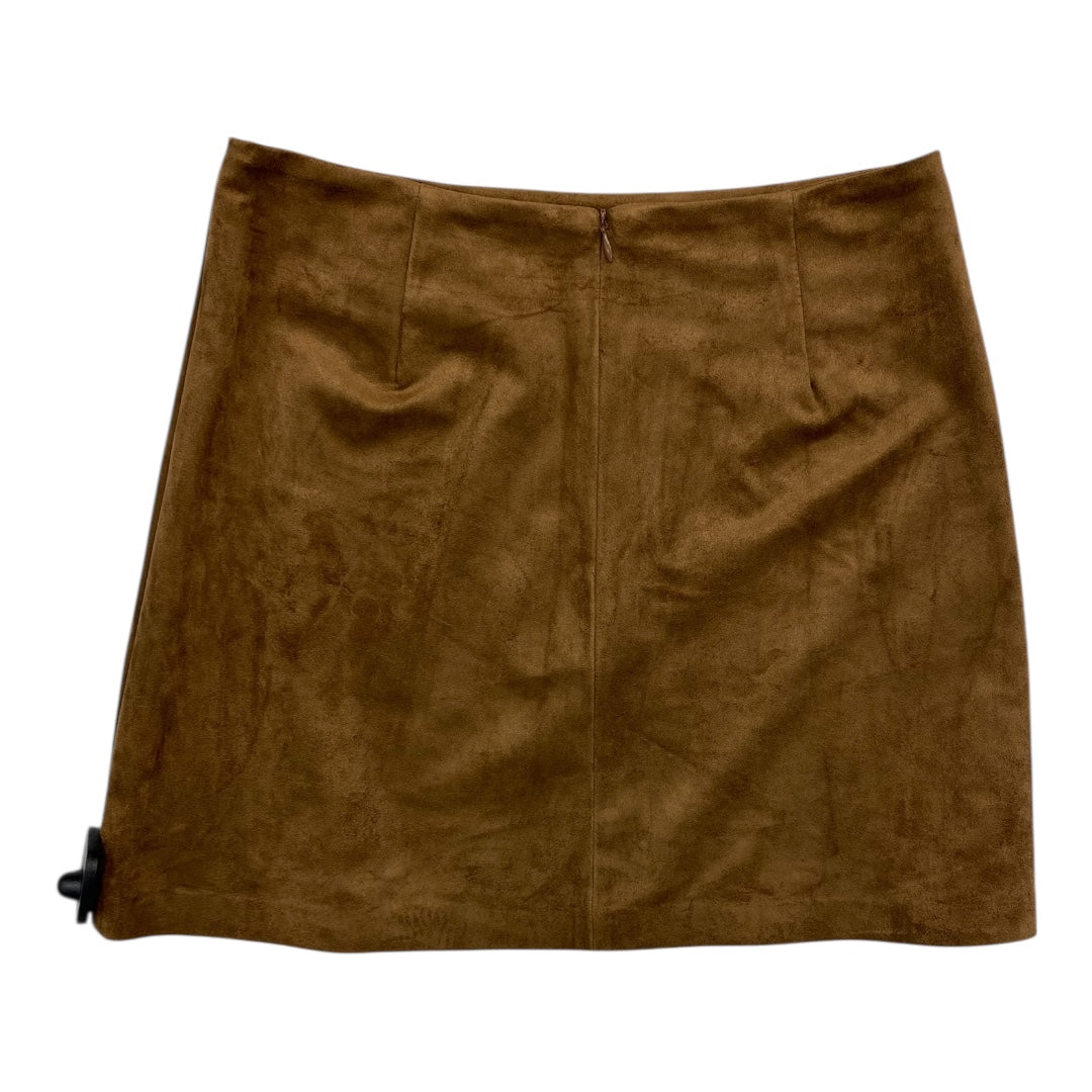 Skirt Mini & Short By Z Supply In Brown, Size:S