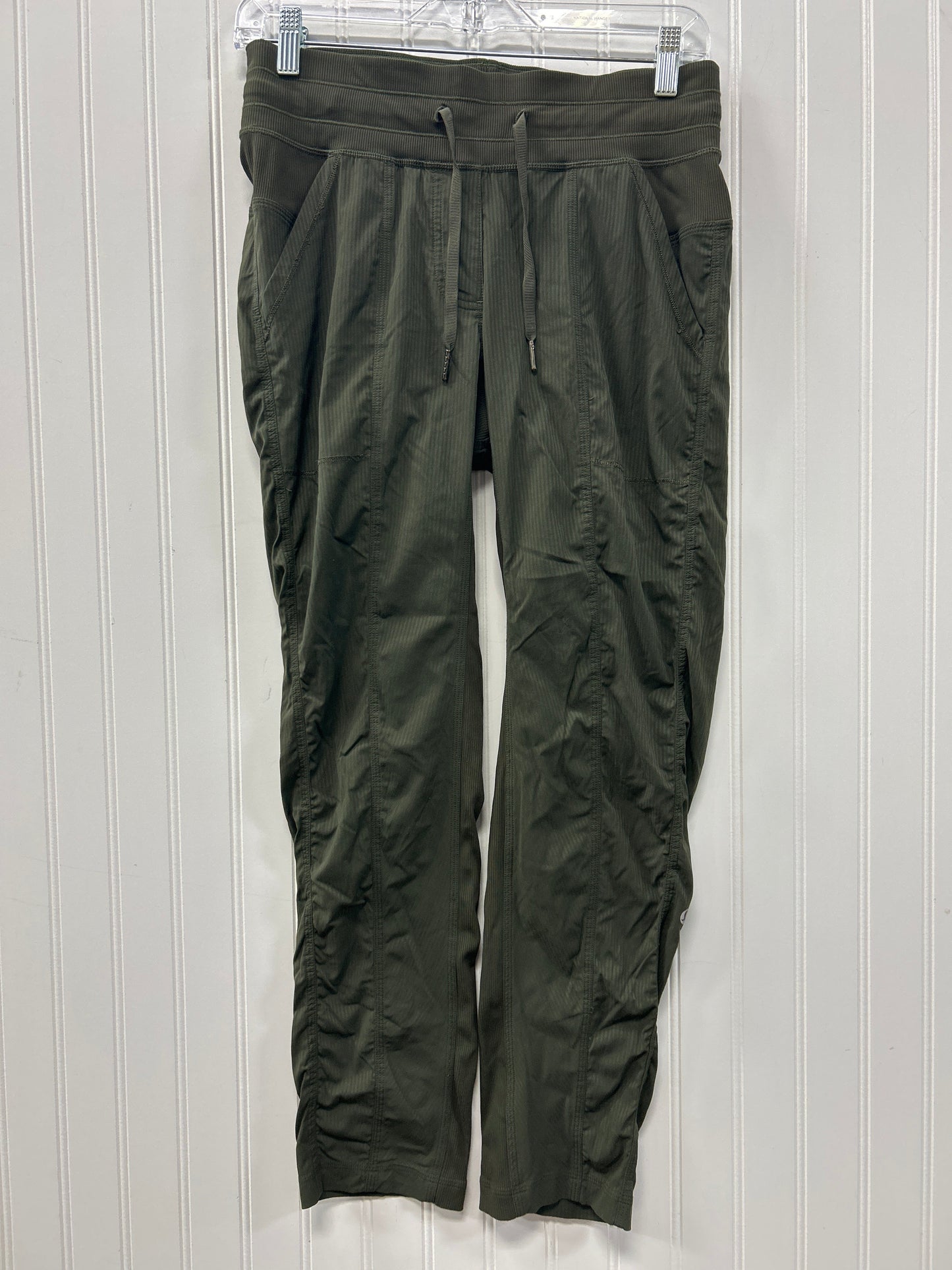 Athletic Pants By Lululemon In Green, Size:6