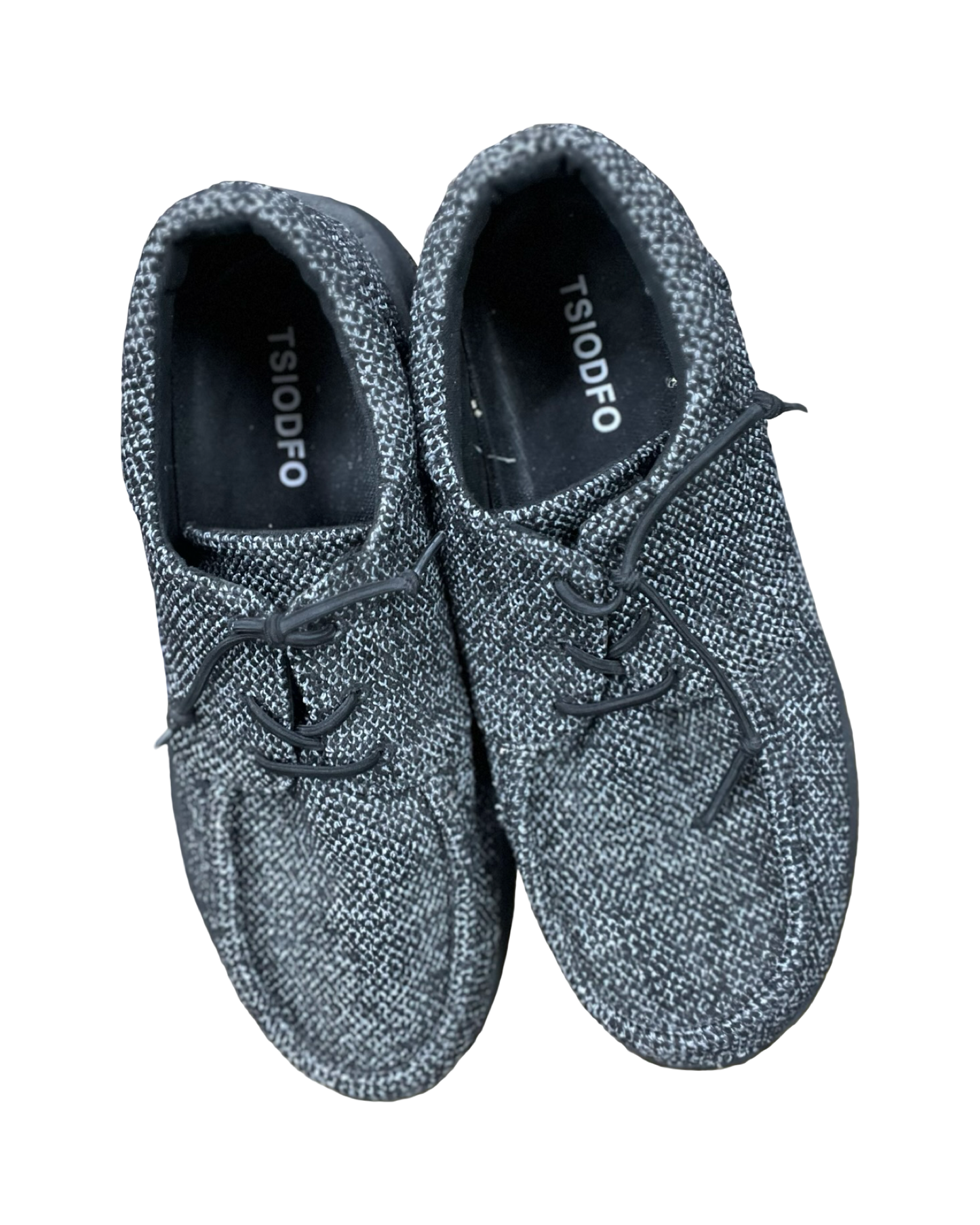 Shoes Flats By Clothes Mentor In Black & Grey, Size:10.5