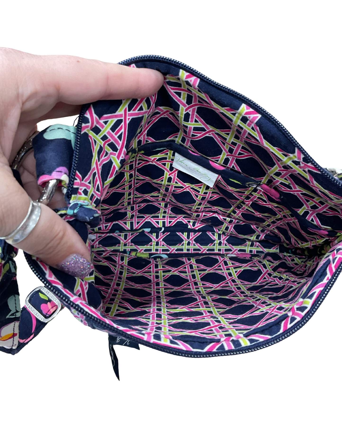 Crossbody By Vera Bradley In Navy, Size:Medium