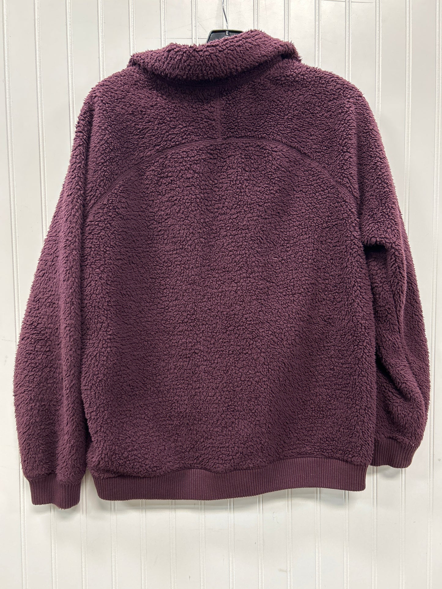 Athletic Jacket By Athleta In Purple, Size:M