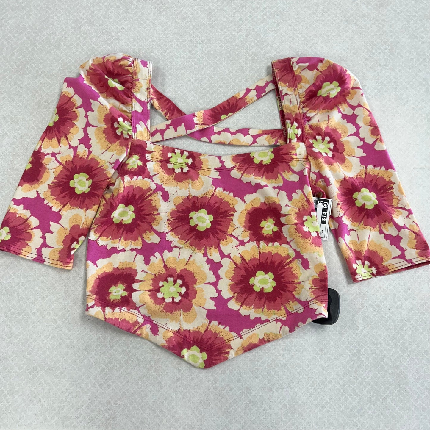 TOP SS by FREE PEOPLE In FLORAL PRINT, Size: XS