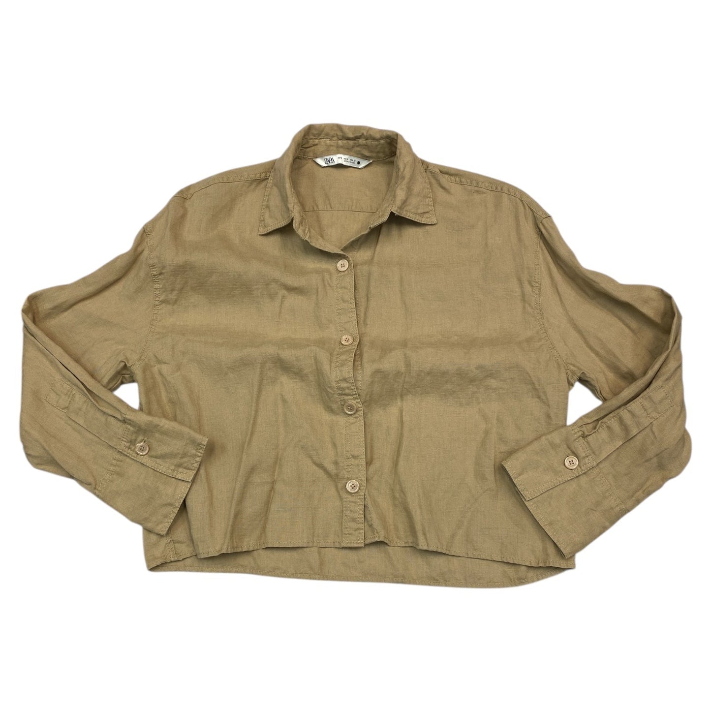 Top Ls By Zara In Tan, Size:S