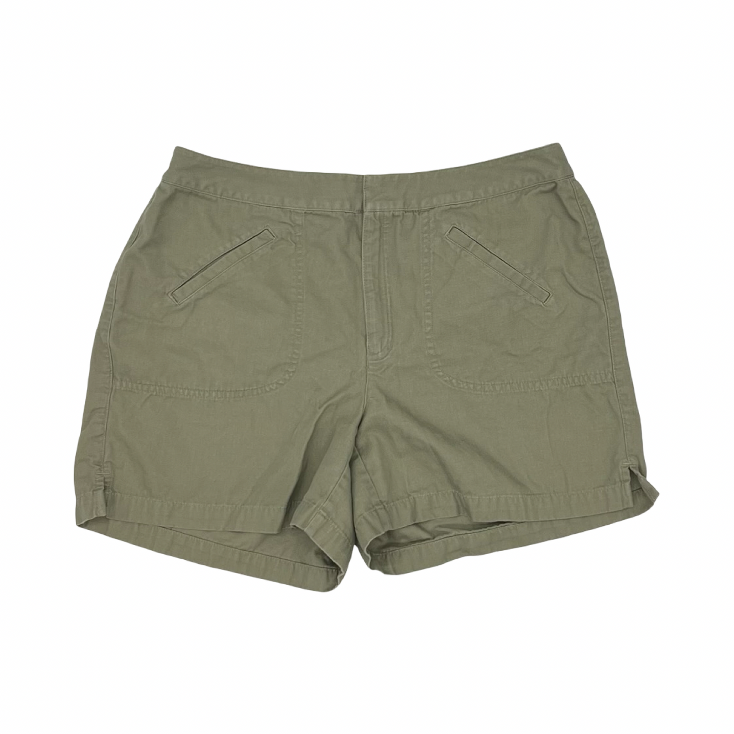 Shorts By Liz Claiborne In Green, Size:16