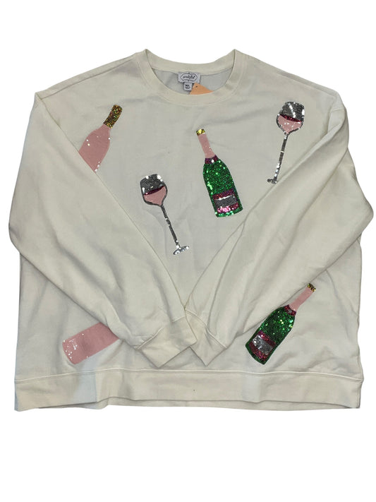 Top Ls By Mudpie In White, Size:M