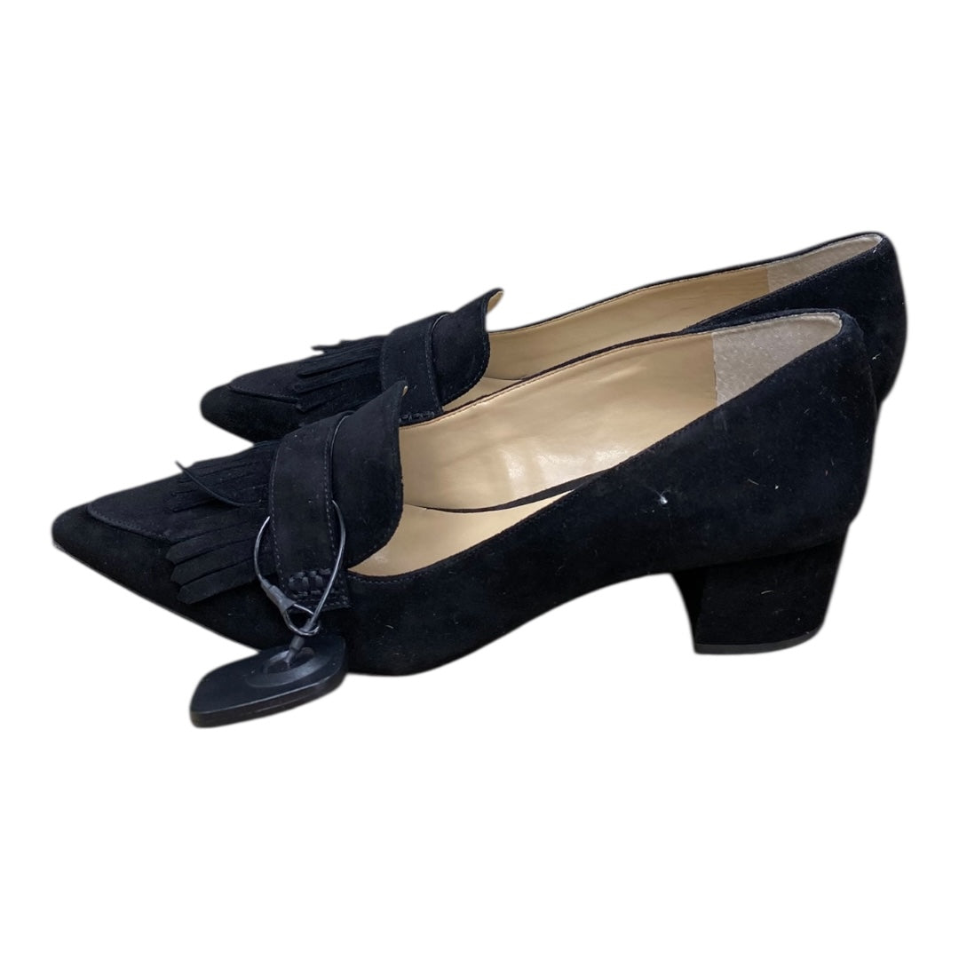 Shoes Heels Block By Ann Taylor In Black, Size:8.5