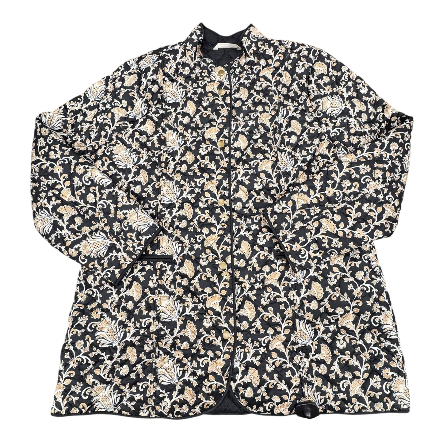 Jacket Puffer & Quilted By Soft Surroundings In Multi, Size:Xl