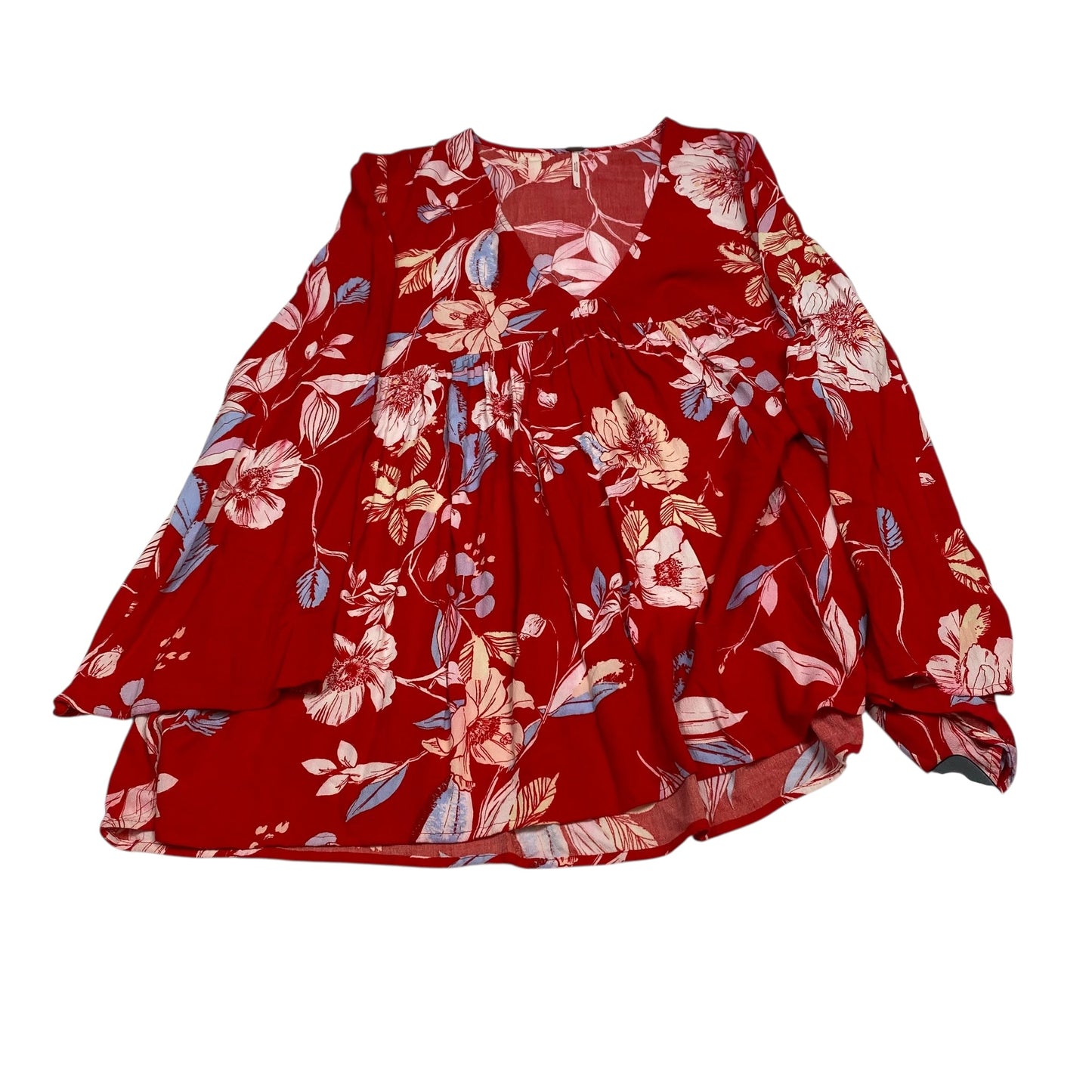 Top Ls By Free People In Red, Size:S