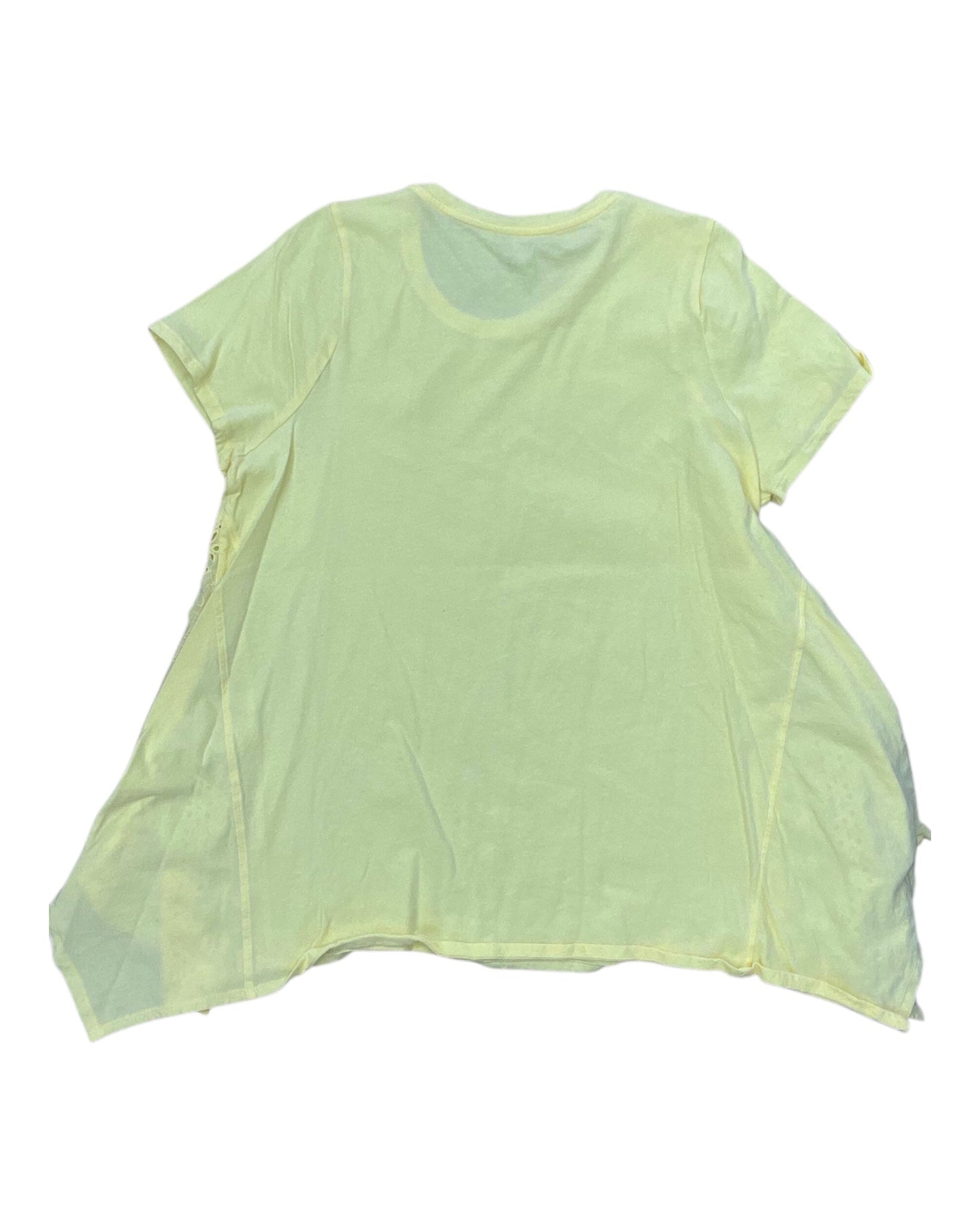 Top Ss By Lane Bryant In Yellow, Size:L