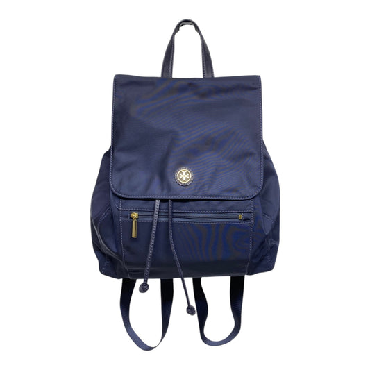 Backpack Designer By Tory Burch In Navy, Size:Medium