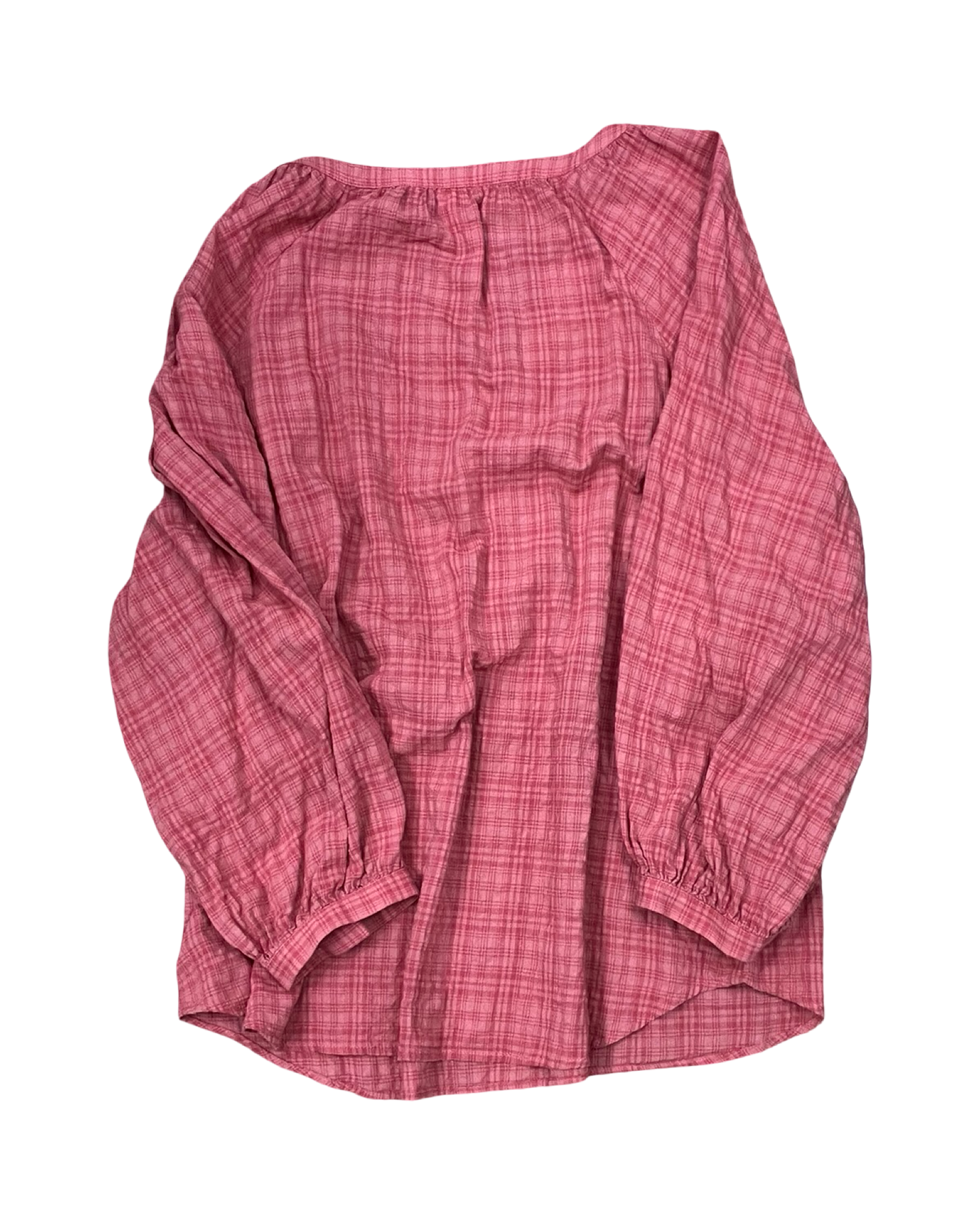 Top 3/4 Sleeve By Christopher And Banks In Pink, Size:L