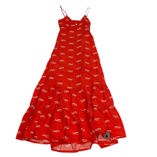 Dress Casual Maxi By A New Day In Red & White, Size:S
