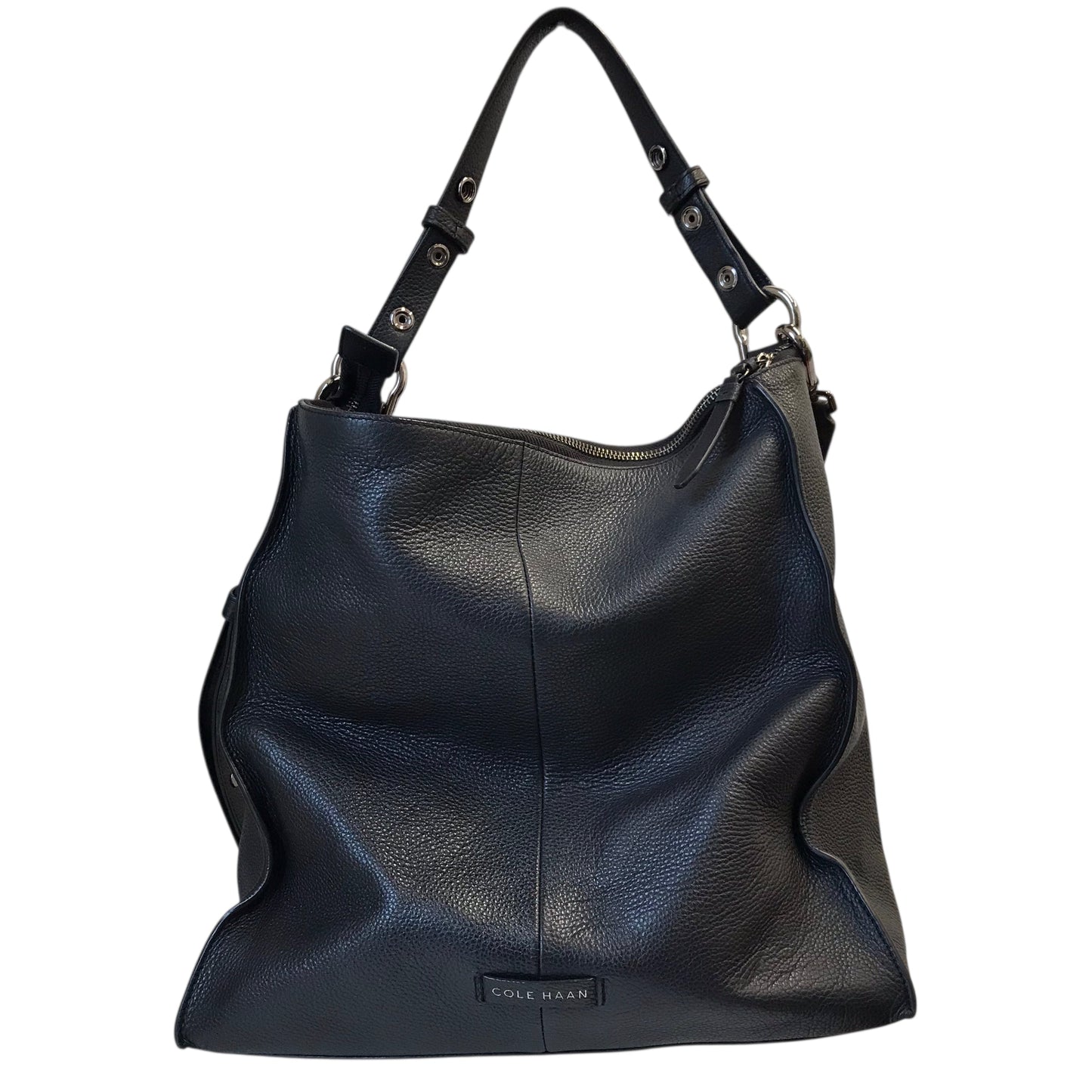 Handbag Leather By Cole-Haan In Black, Size:Large