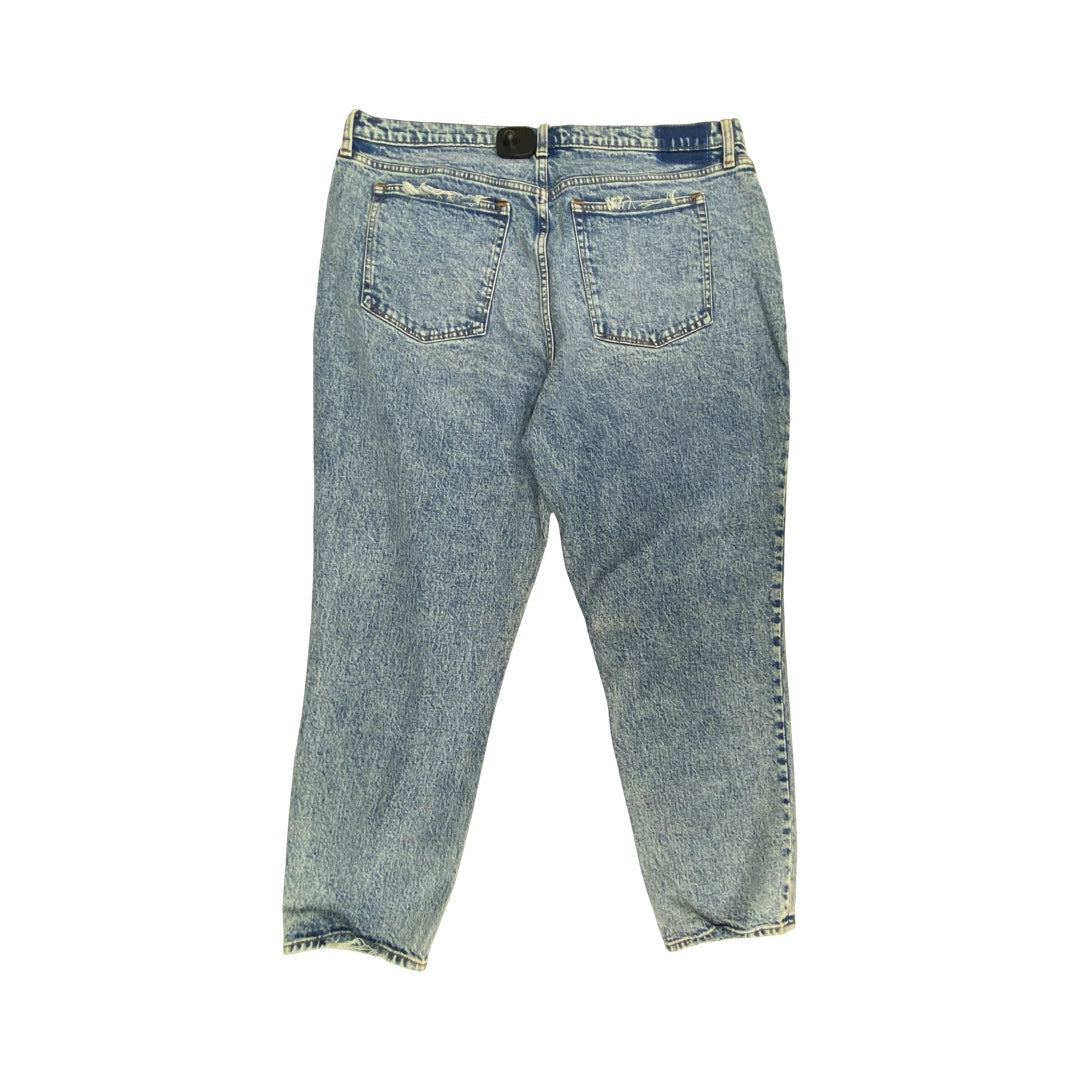 Jeans Skinny By Abercrombie And Fitch In Blue Denim, Size:18
