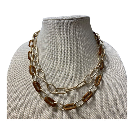 Necklace Layered  In Gold