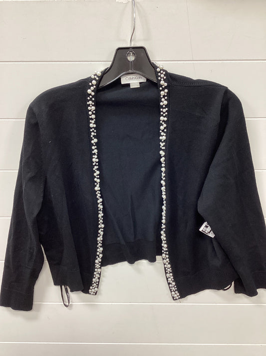 Top Ls By Calvin Klein In Black, Size:L