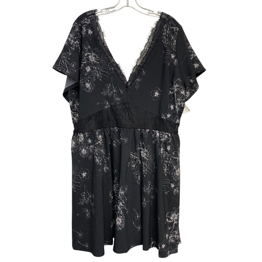 Dress Party Short By Torrid In Black, Size:1X