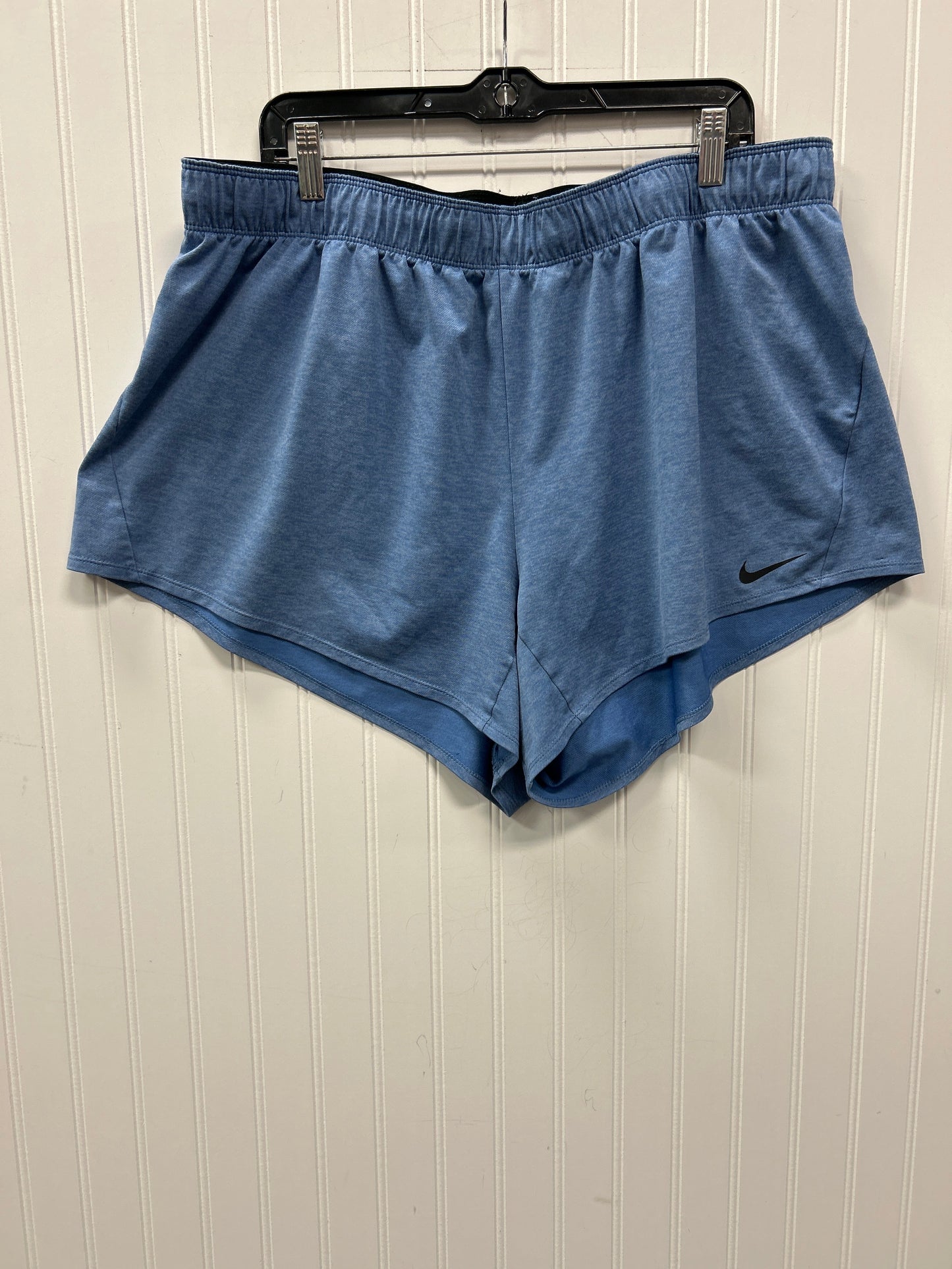 Athletic Shorts By Nike Apparel In Blue, Size:2X